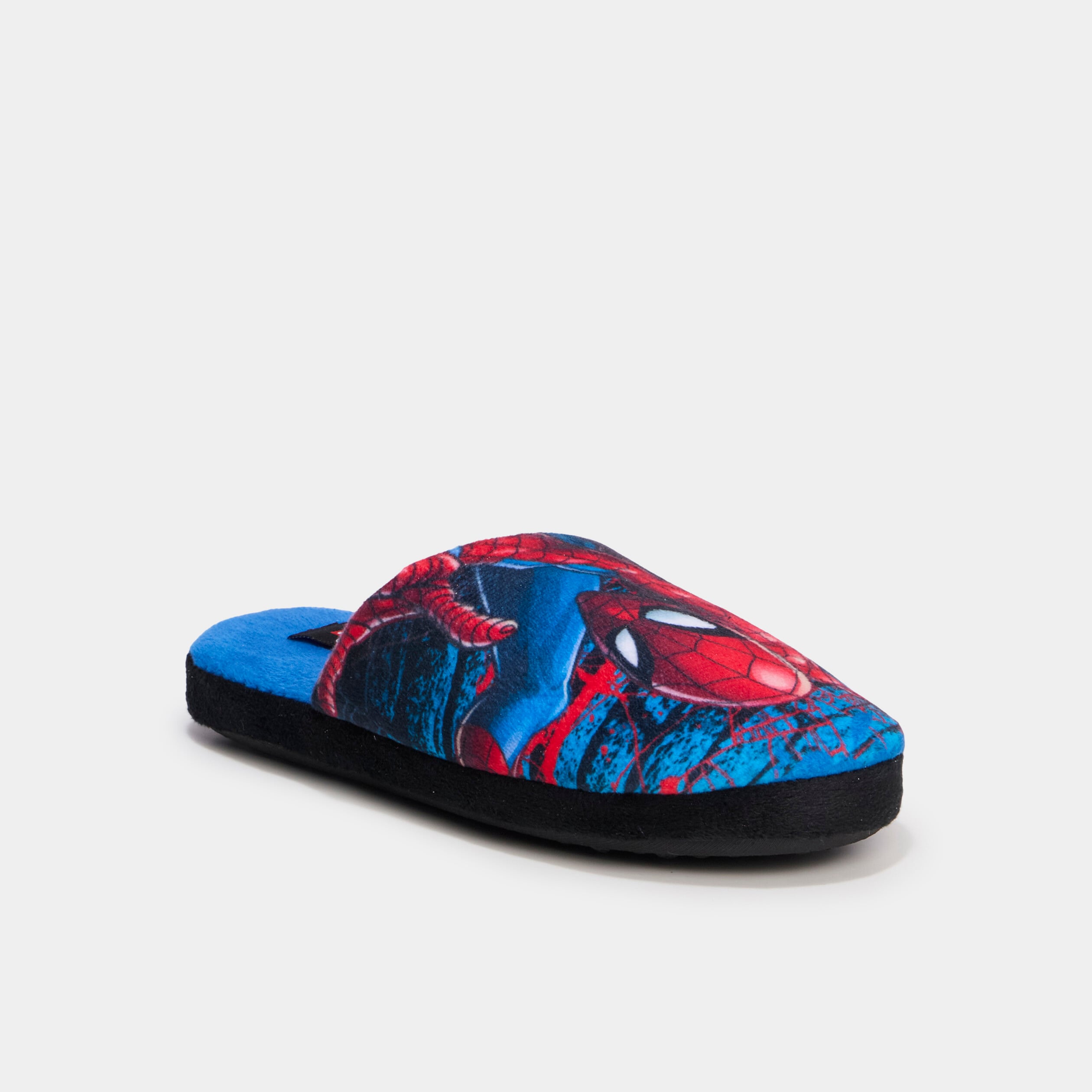 Chaussons mules Spider-Man bleu gar&ccedil;on