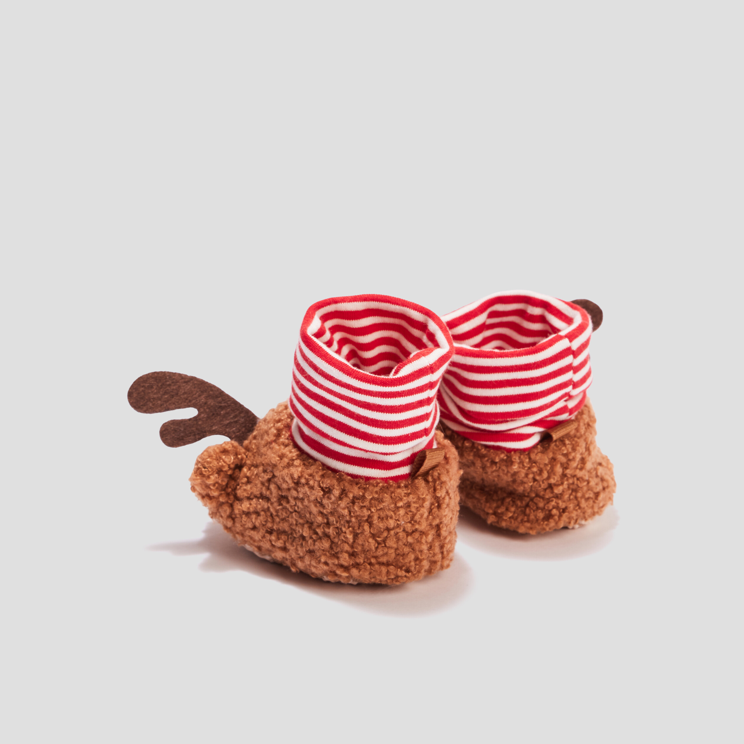 chaussettes dinterieur imitation mouton marron mixte Chaussettes d'intérieur imitation mouton marron mixte
