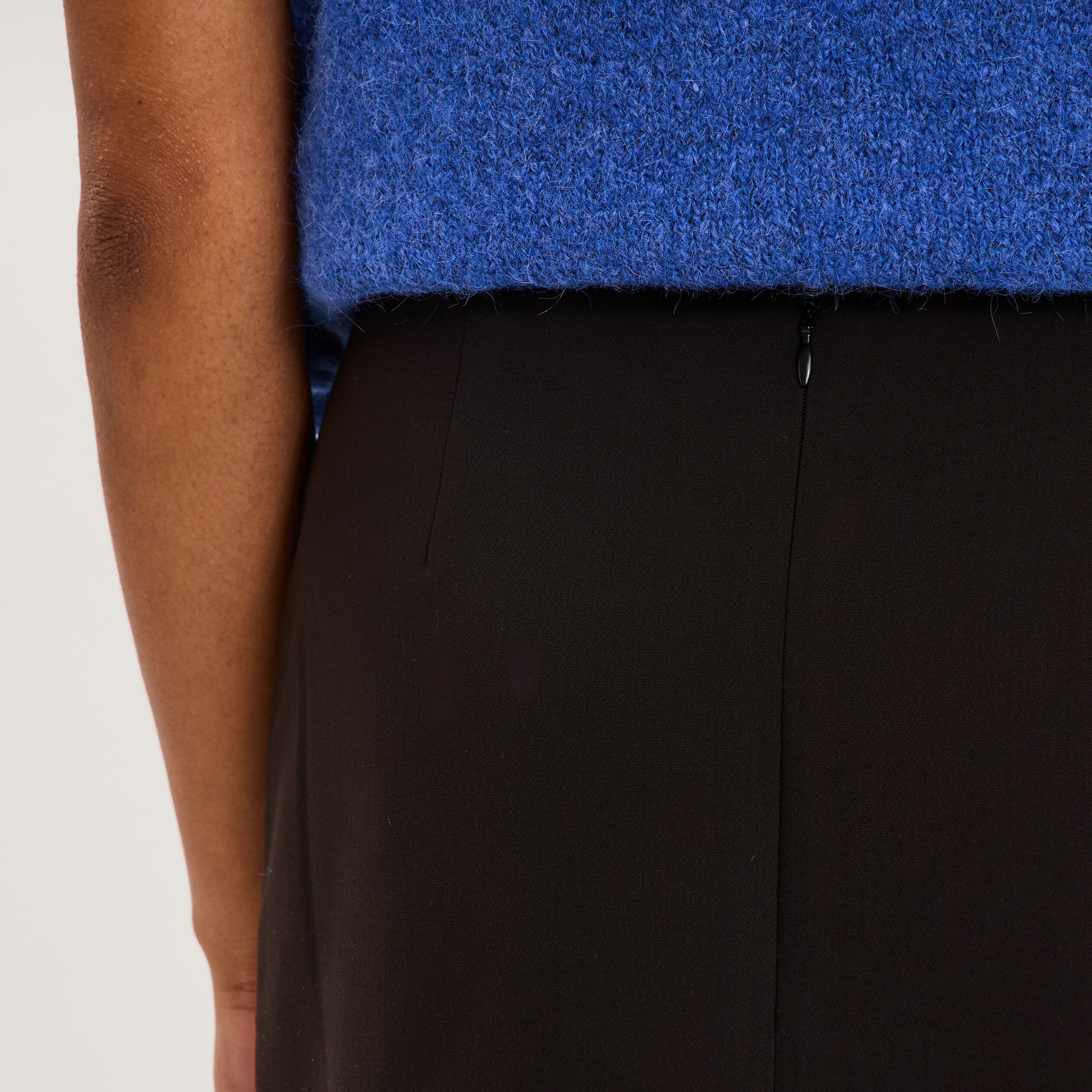 Jupe-short avec poches noir femme