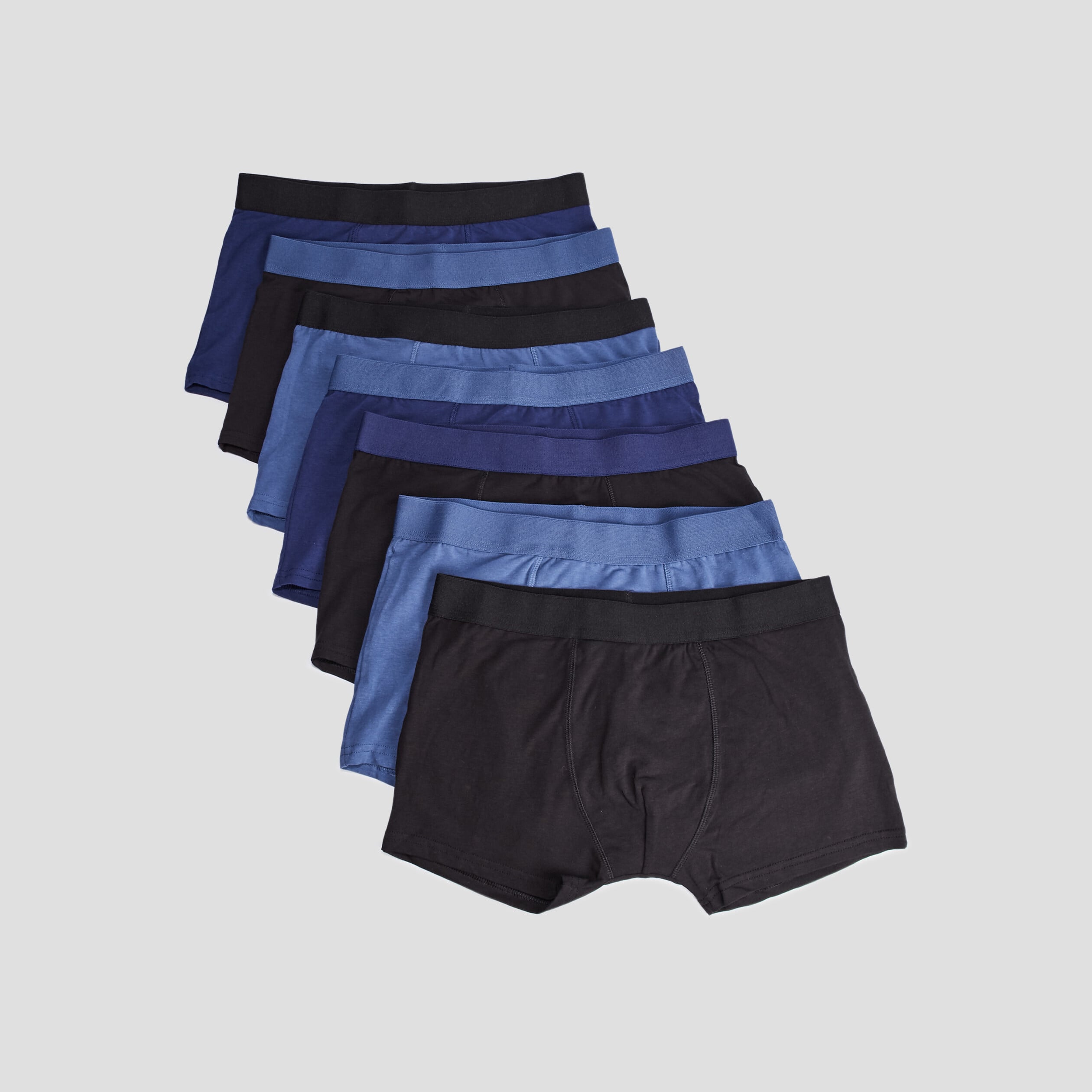 Lot 7 boxers bleu gar&ccedil;on