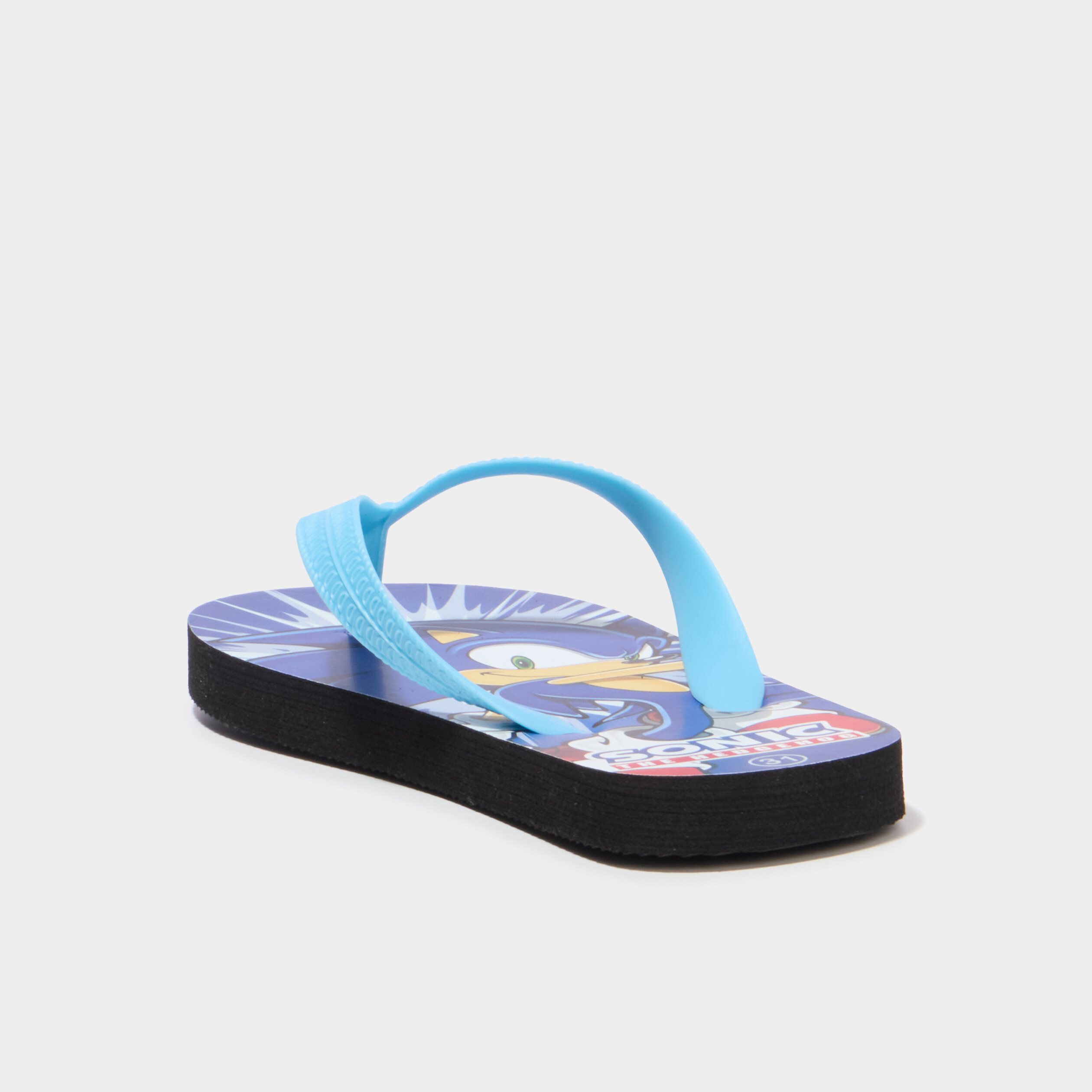 Tongs Sonic bleu gar&ccedil;on