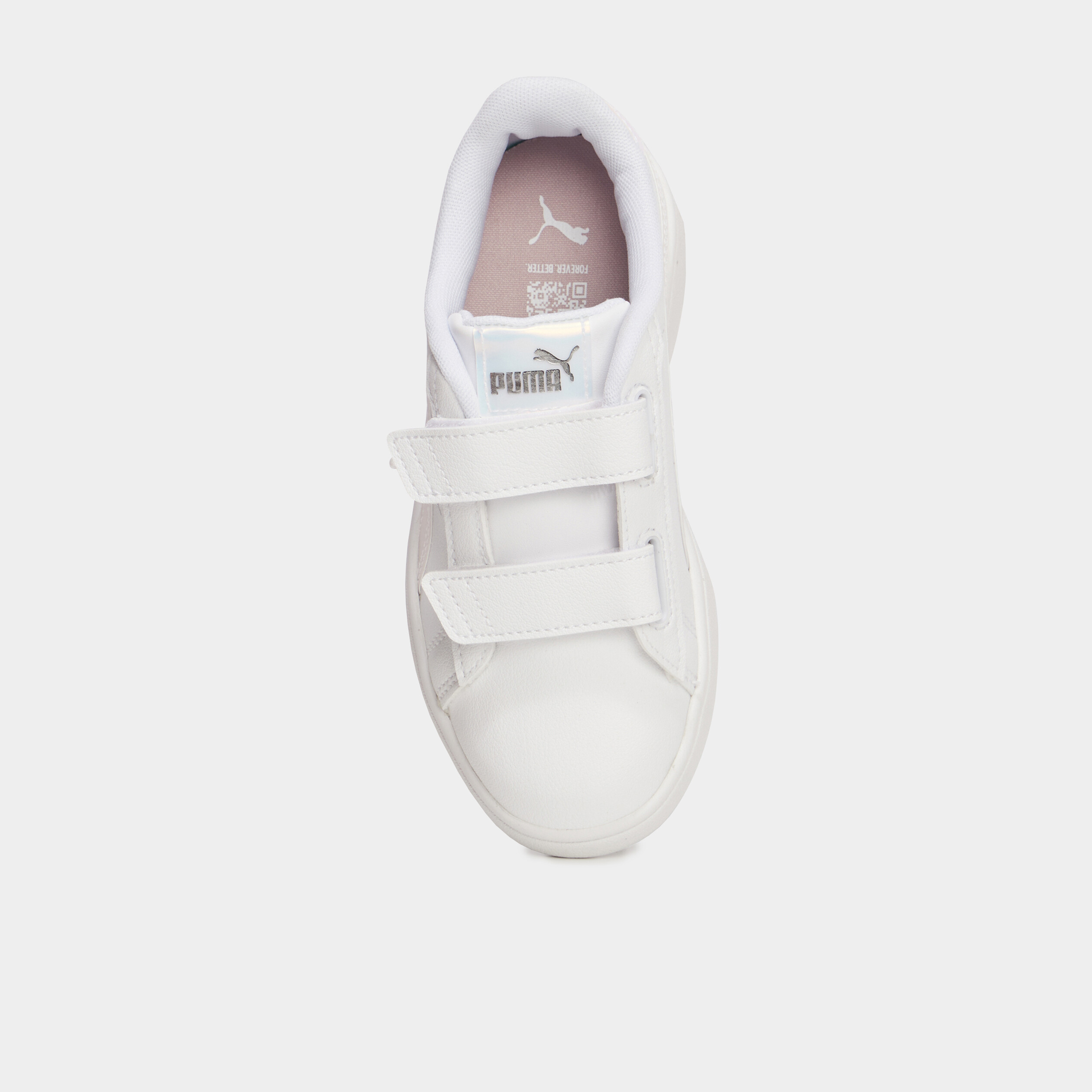 tennis basses a scratchs puma blanc fille Tennis basses à scratchs Puma blanc fille