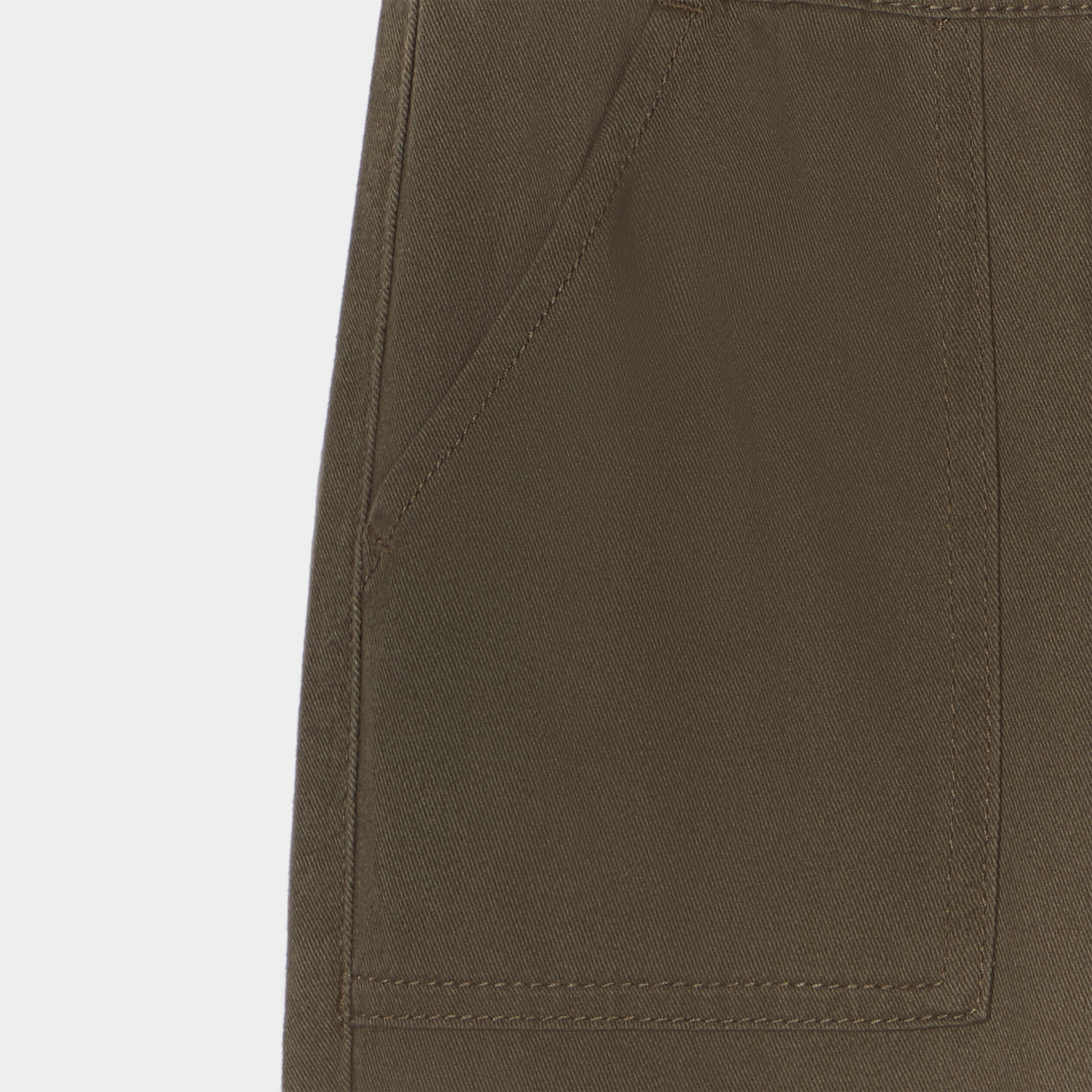 pantalon jogger taille a coulisse coton vert kaki garcon Pantalon jogger taille à coulisse coton vert kaki garçon