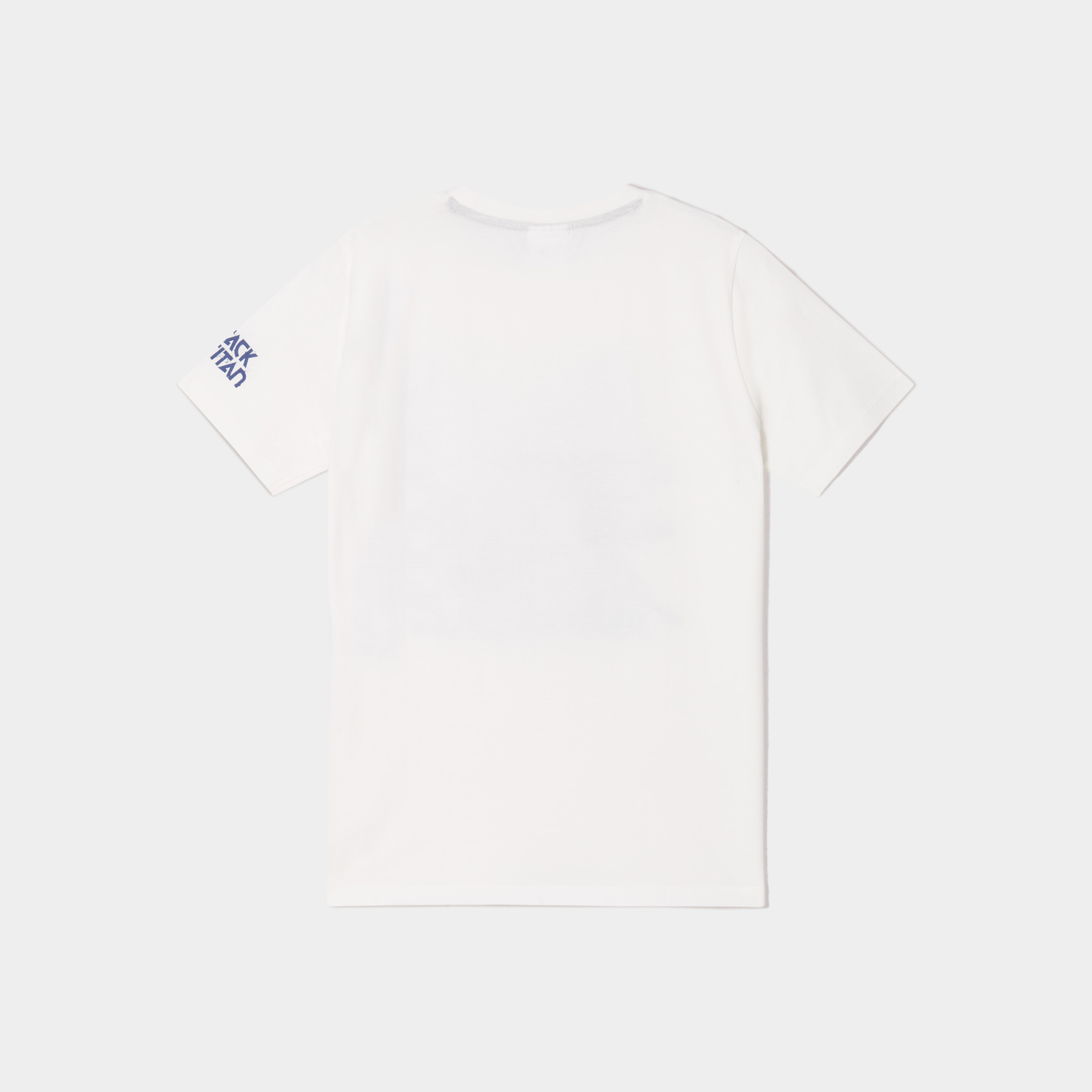 t shirt col rond attaque des titans ivoire garcon T-shirt col rond Attaque des Titans ivoire garçon