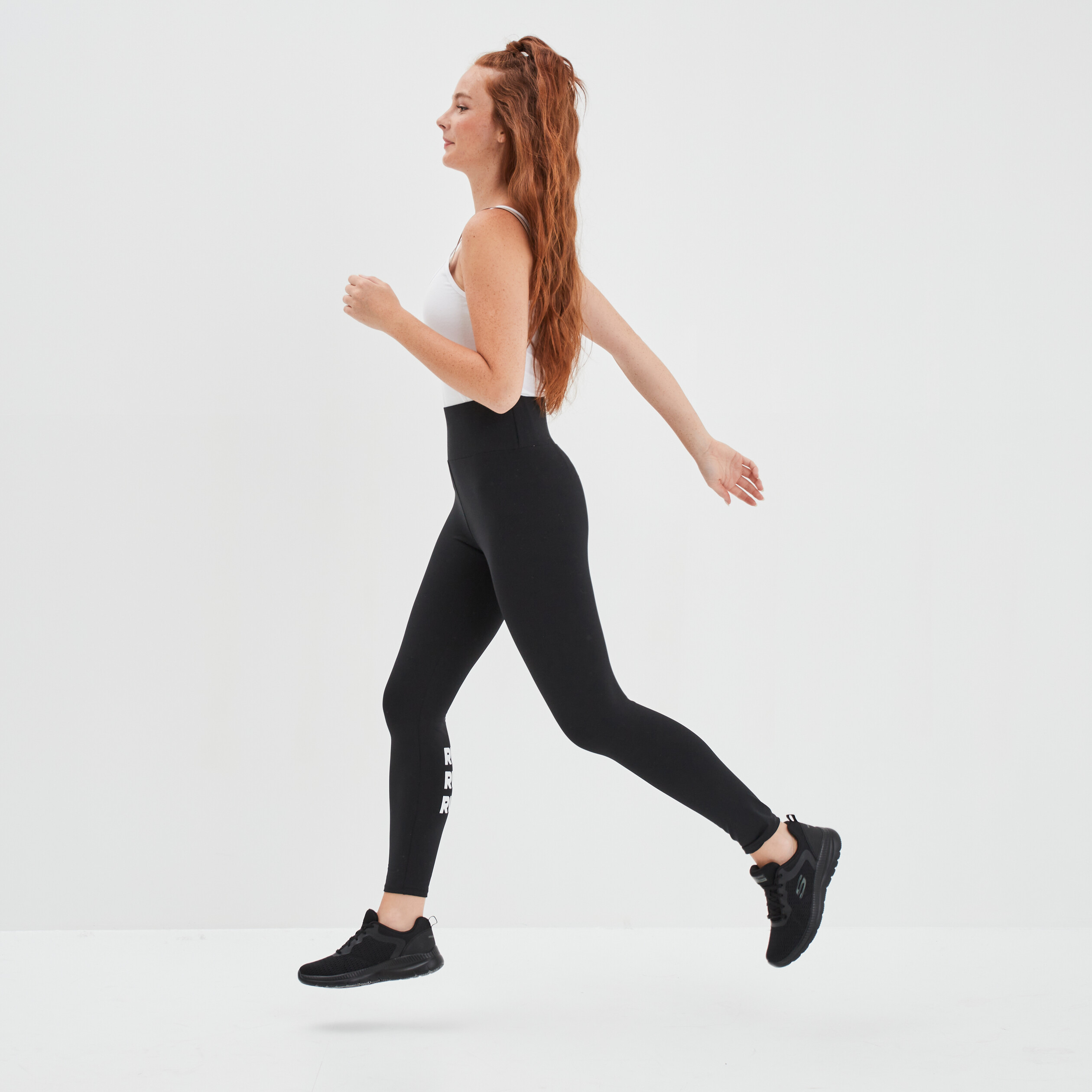 Legging taille extra haute noir femme