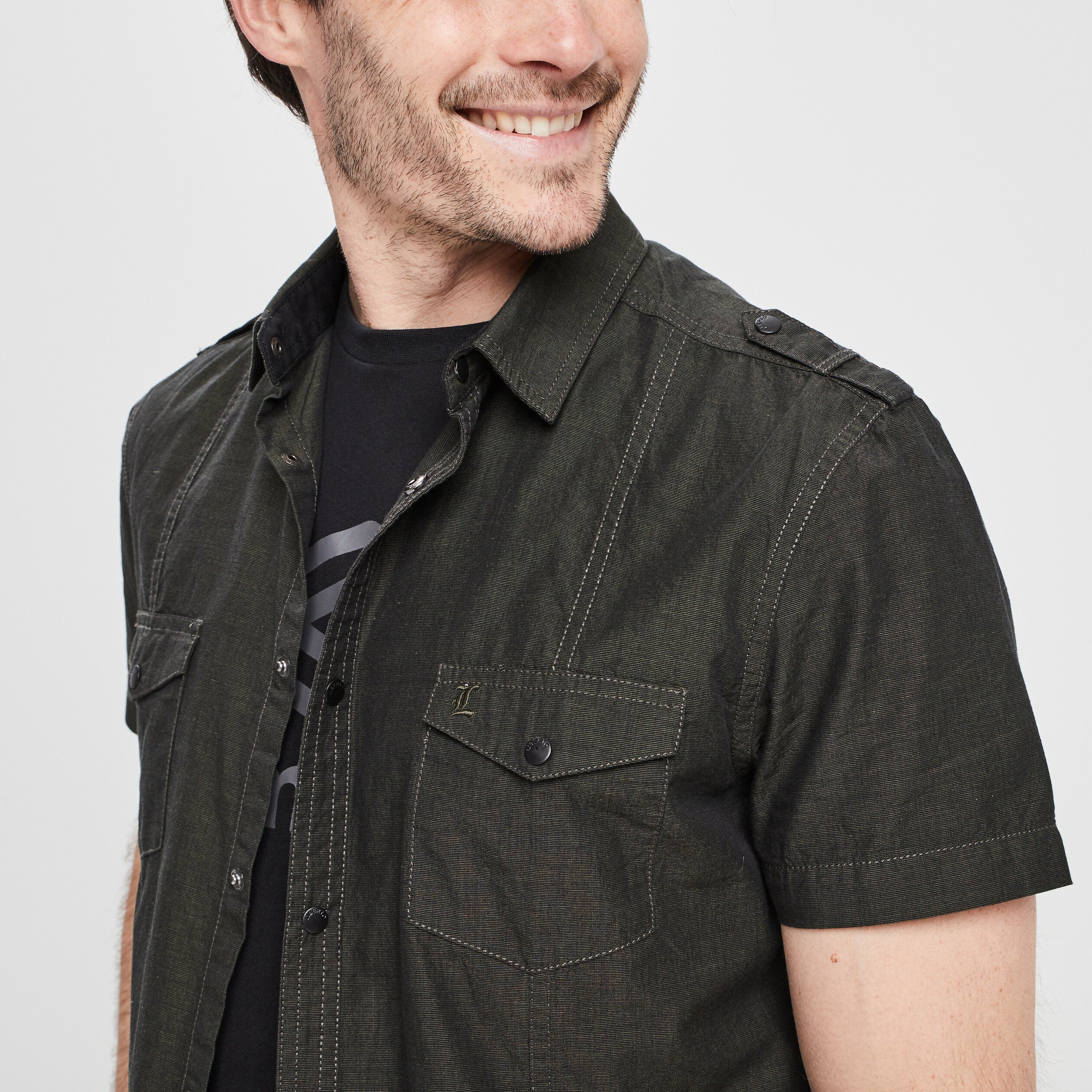 Chemise kaki top homme