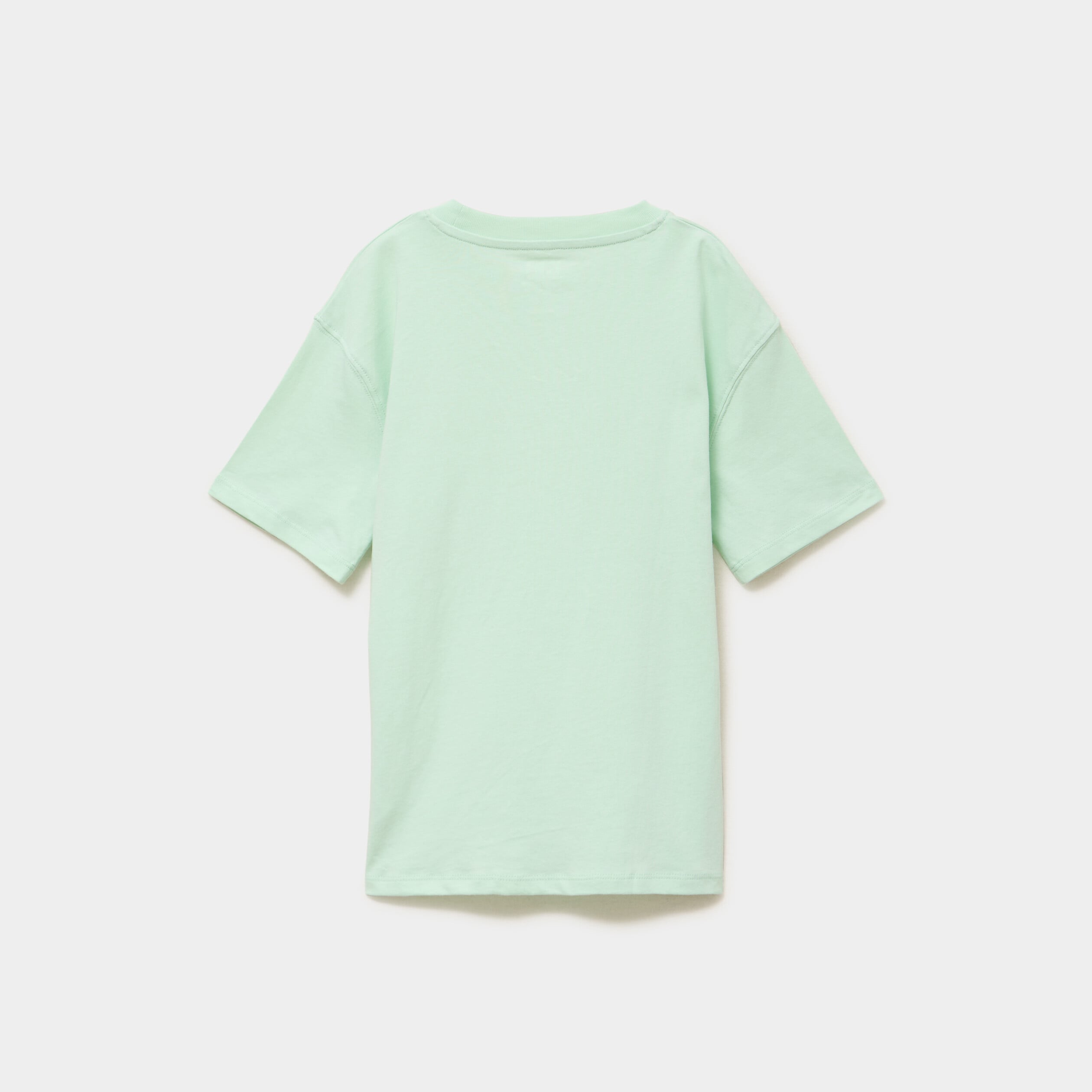 T-shirt oversize 1 poche manches courtes vert pastel gar&ccedil;on