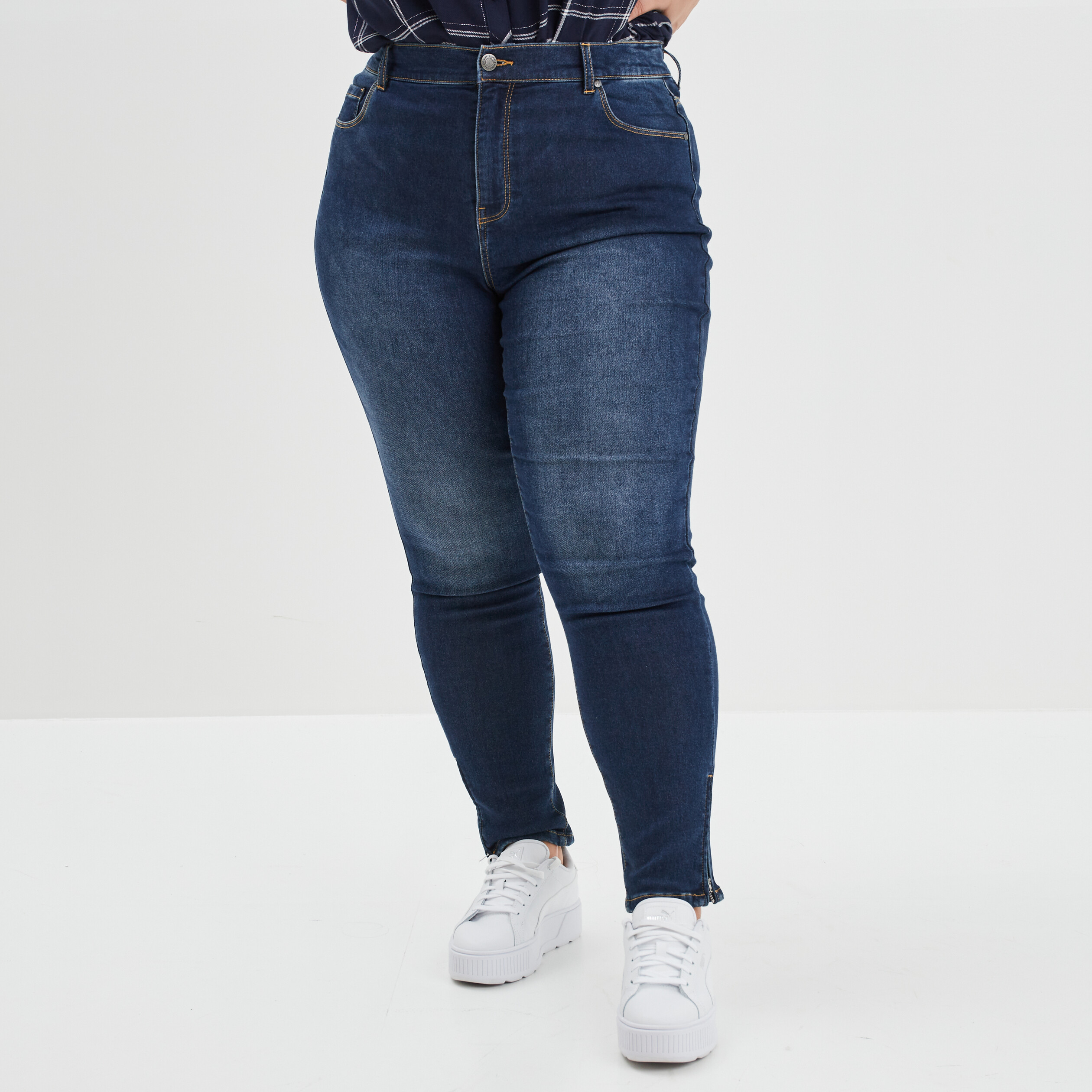 Skinny grande top taille