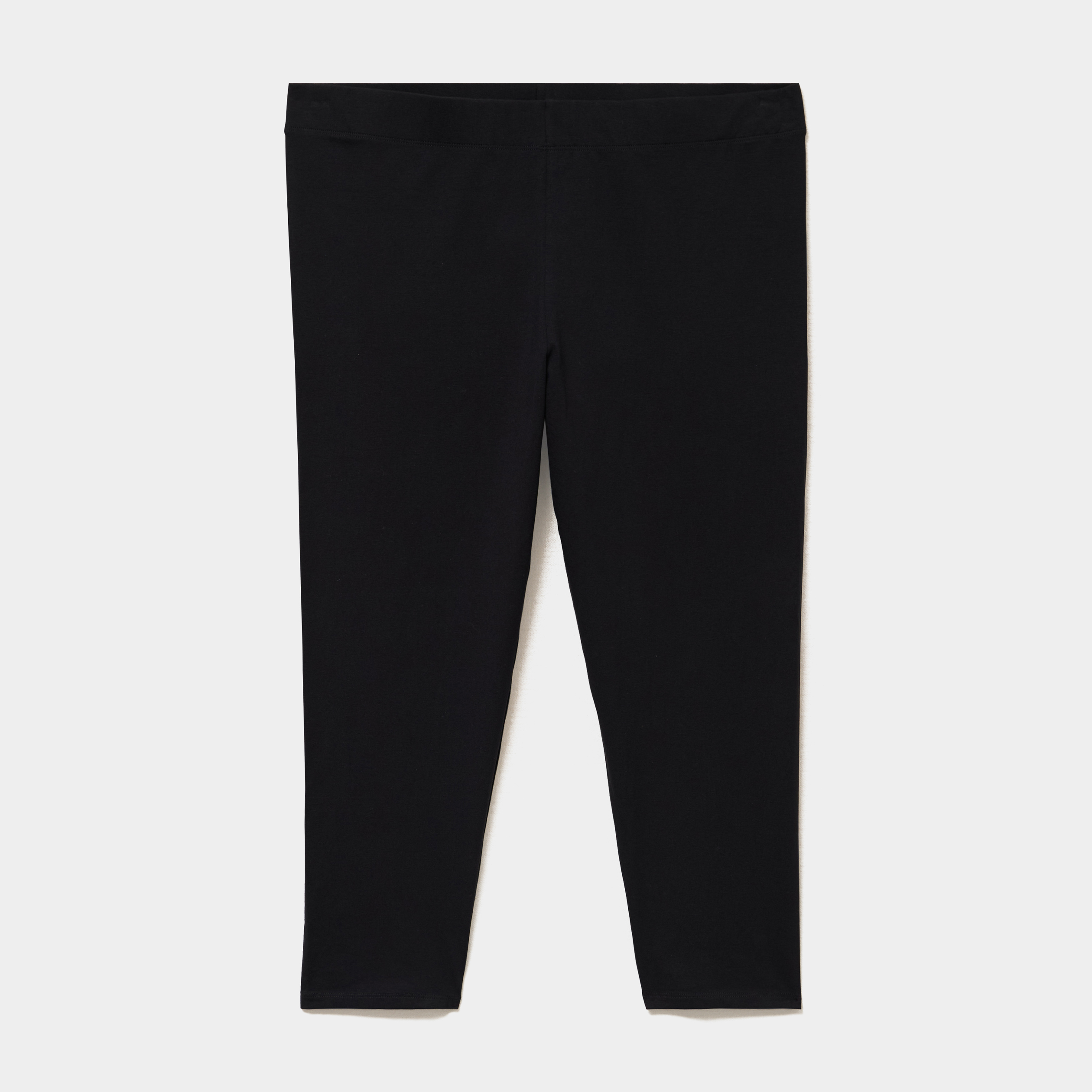 Legging corsaire taille &eacute;lastiqu&eacute;e noir femme grande taille