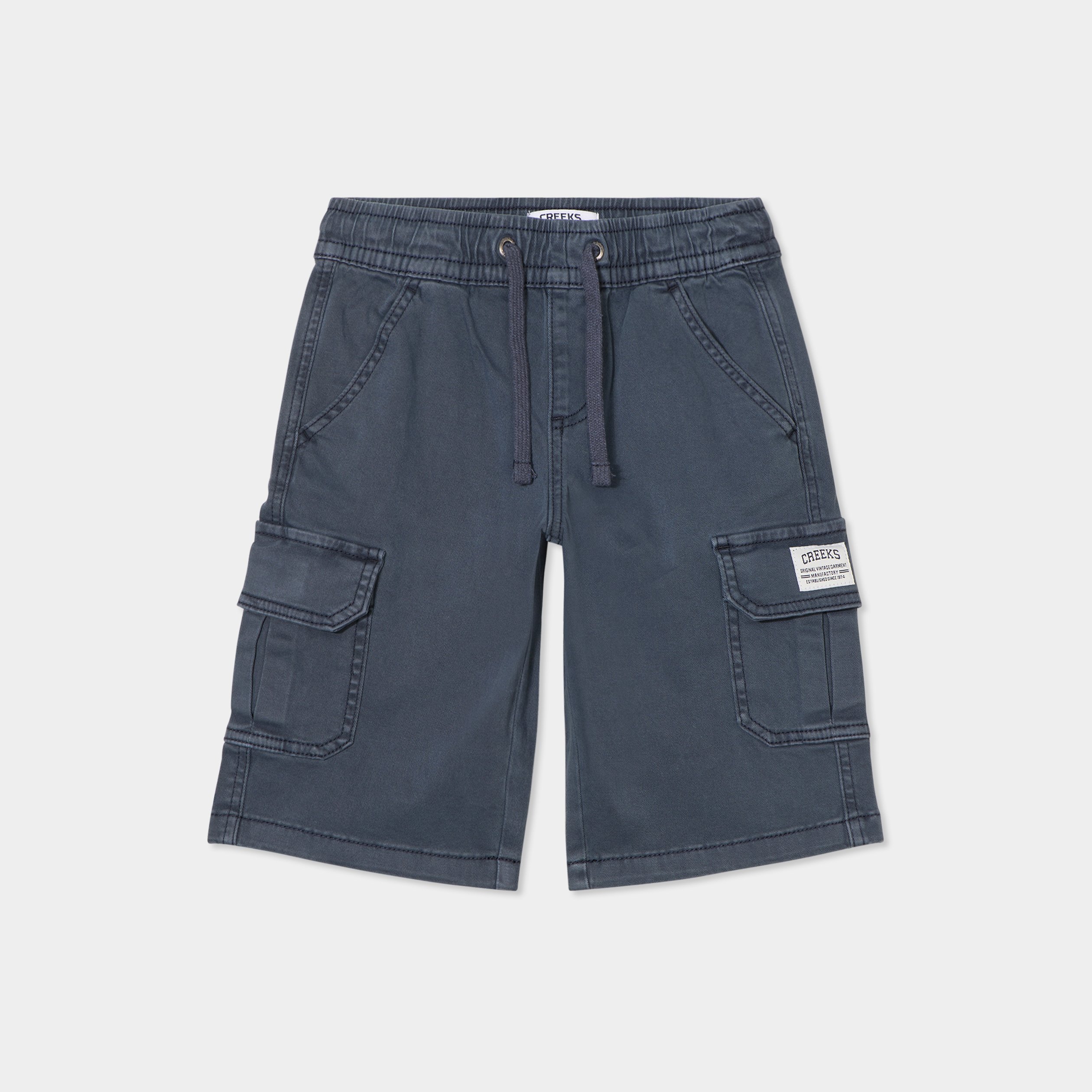 bermuda cargo coton bleu marine garcon Bermuda cargo coton bleu marine garçon