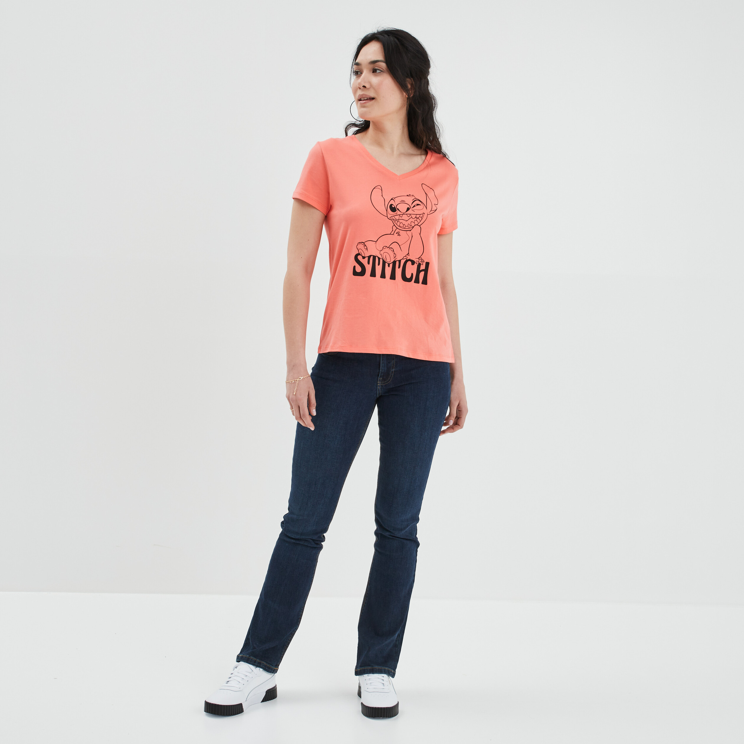 jeans bootcut taille normale denim brut femme Jeans bootcut taille normale denim brut femme
