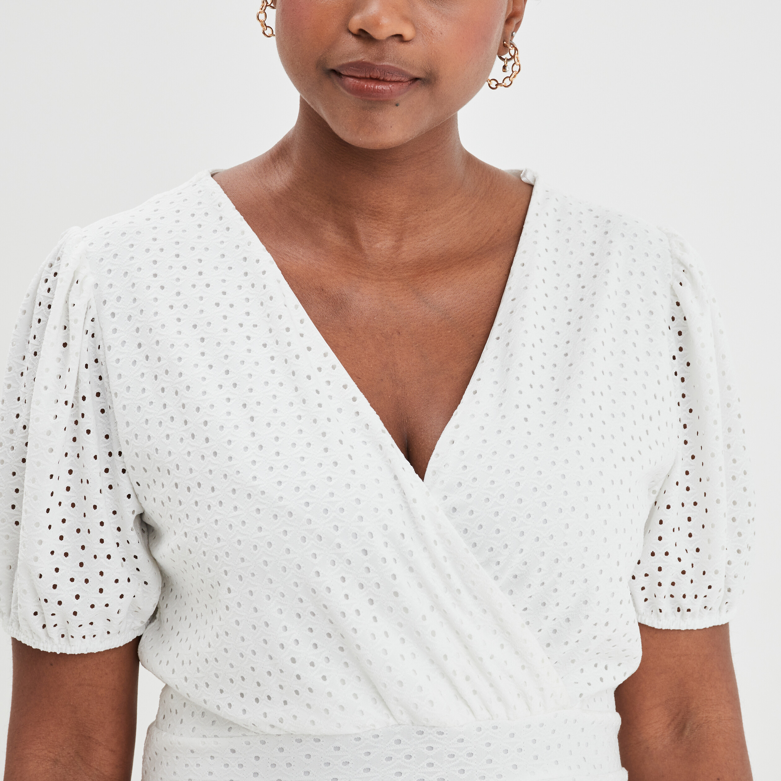 robe patineuse broderie anglaise blanc femme Robe patineuse broderie anglaise blanc femme