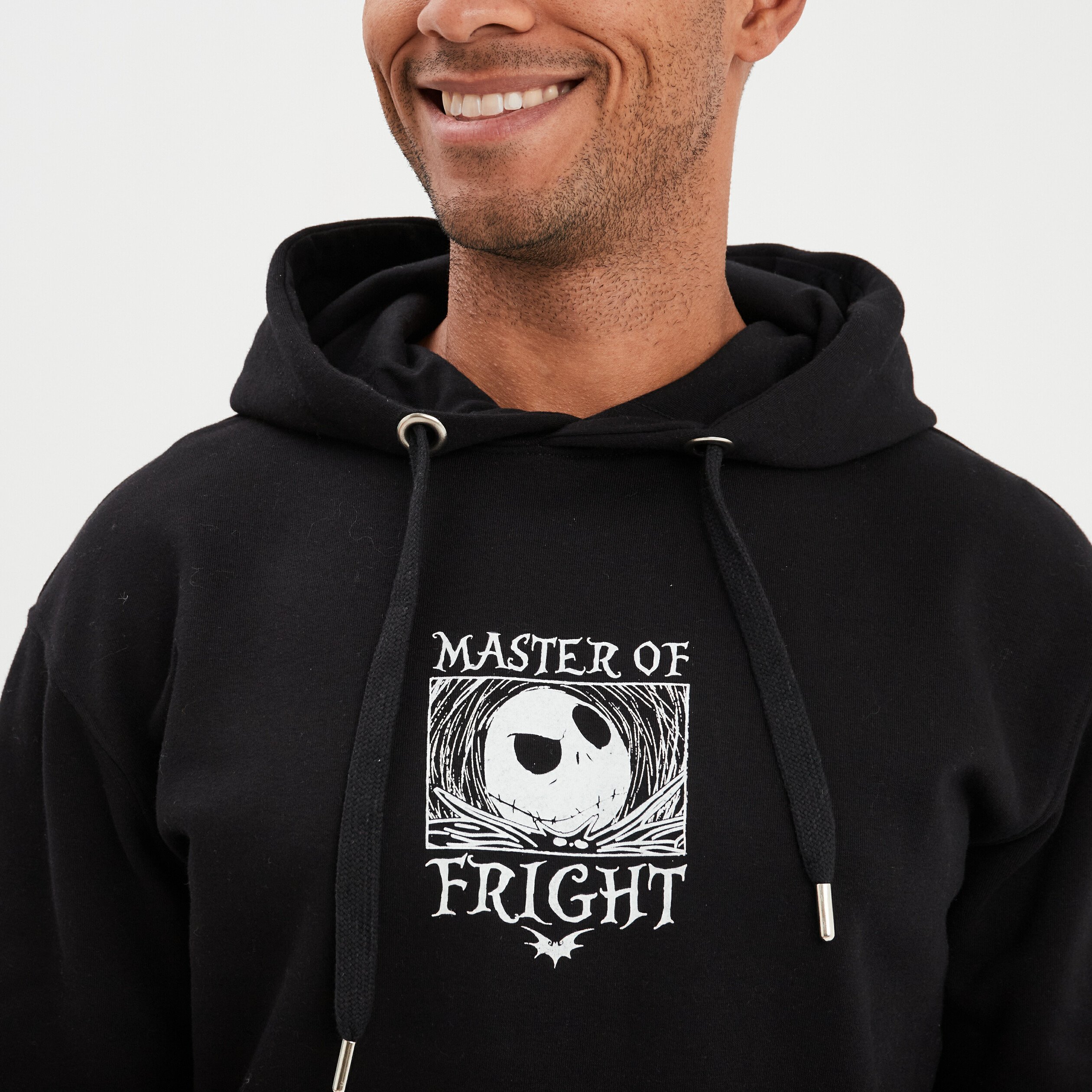 sweat hoodie etrange noel monsieur jack noir homme Sweat hoodie Étrange Noël monsieur Jack noir homme