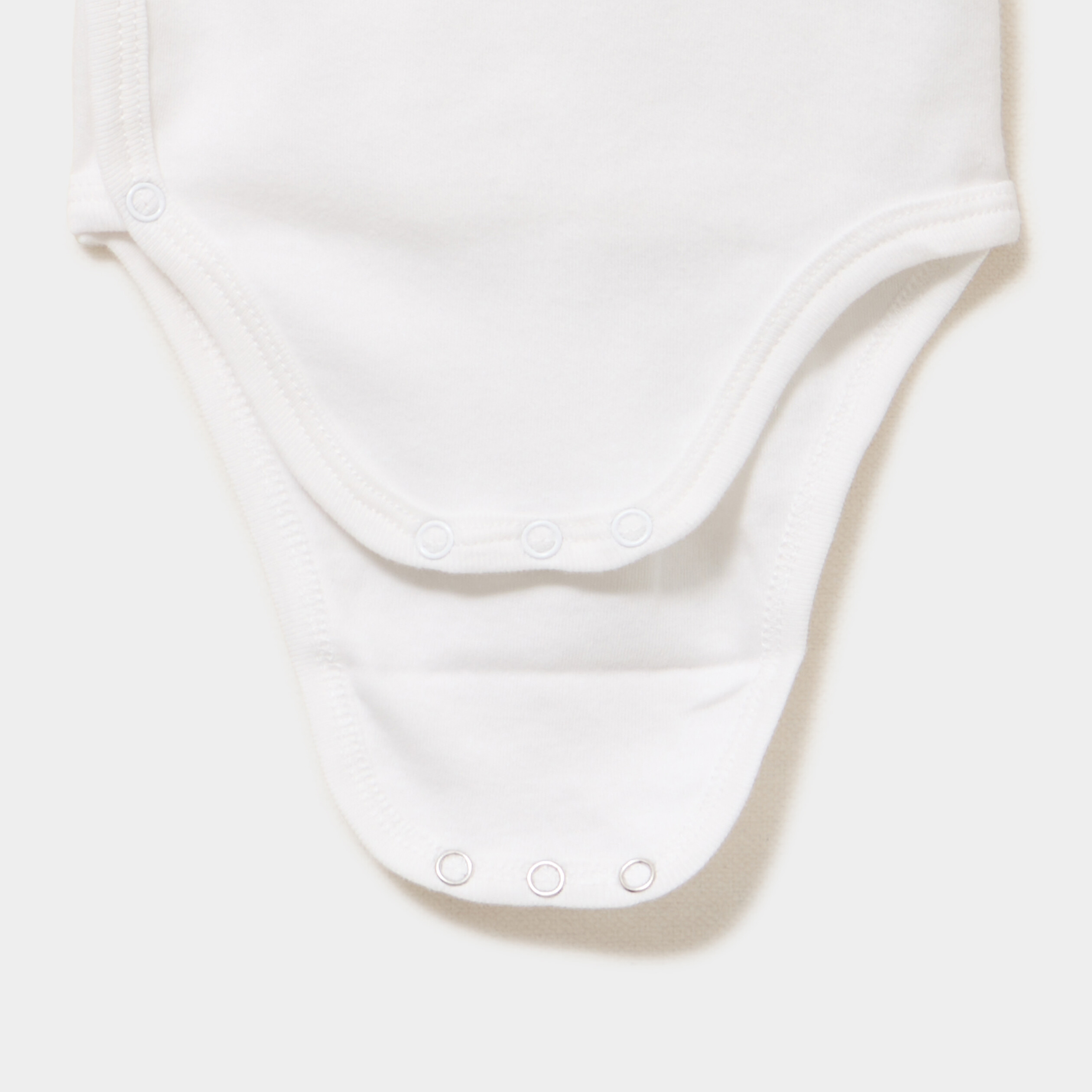 Ensemble 2 pi&egrave;ces coton blanc b&eacute;b&eacute;