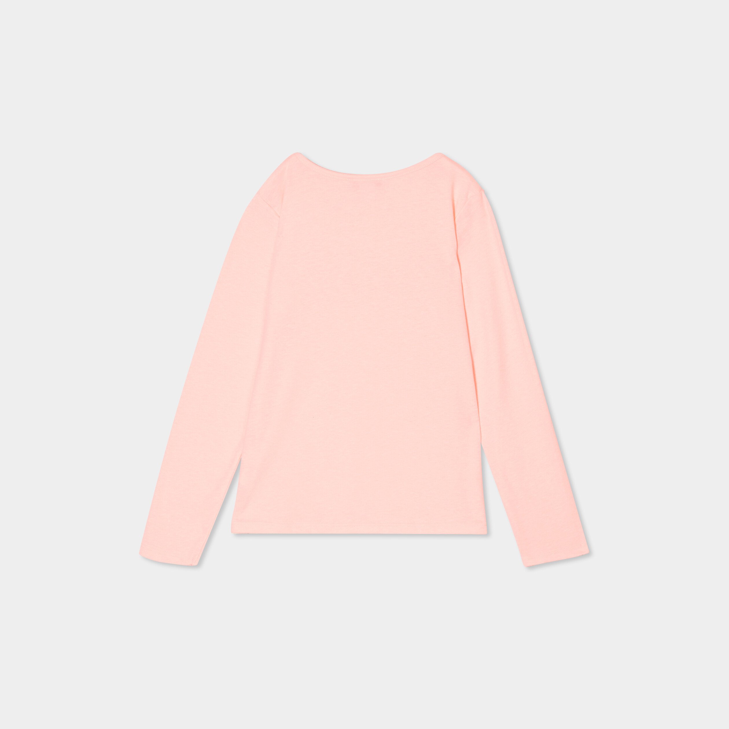 ensemble pyjama pantalon t shirt coton orange fluo fille Ensemble pyjama pantalon t-shirt coton orange fluo fille