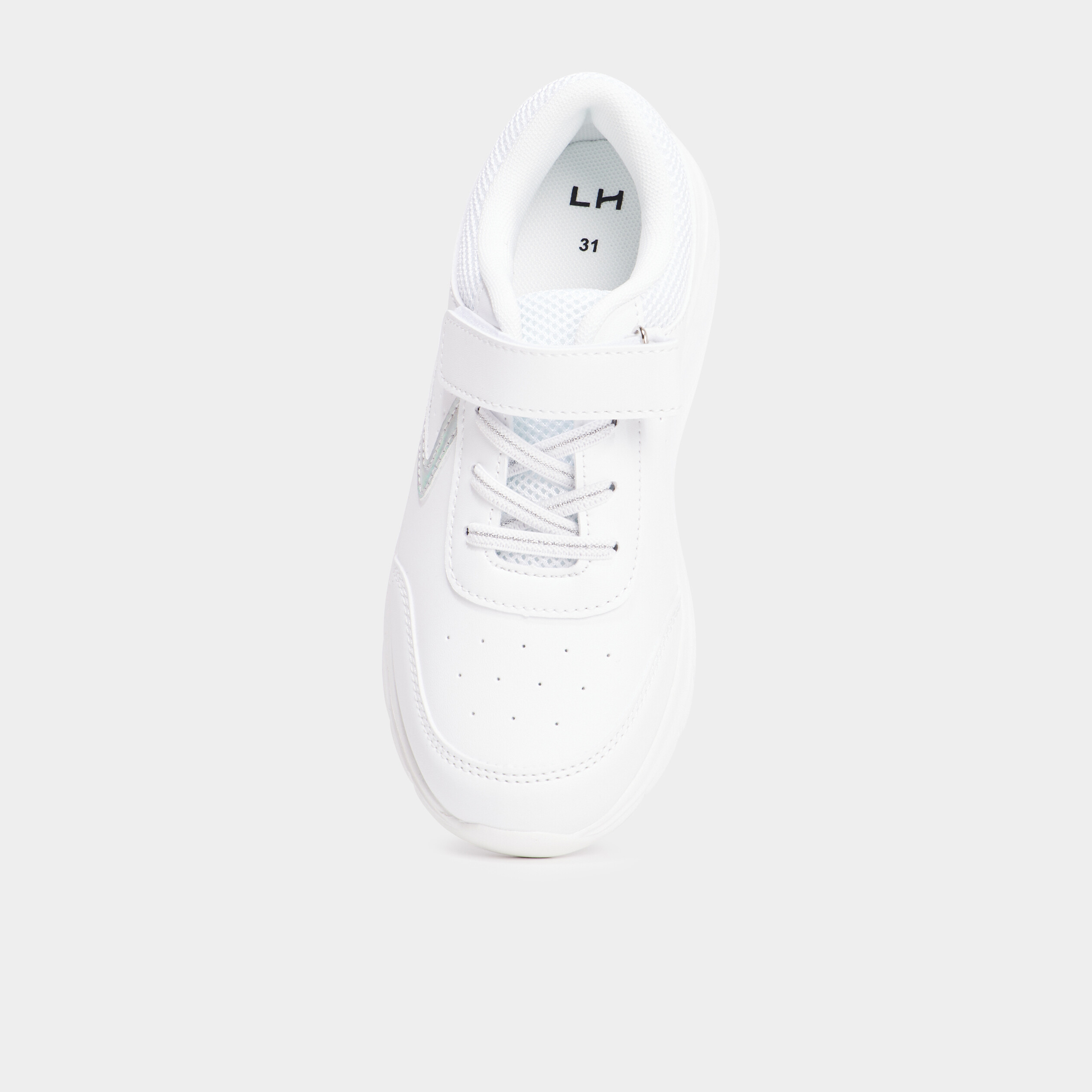 baskets running a scratchs blanc fille Baskets running à scratchs blanc fille