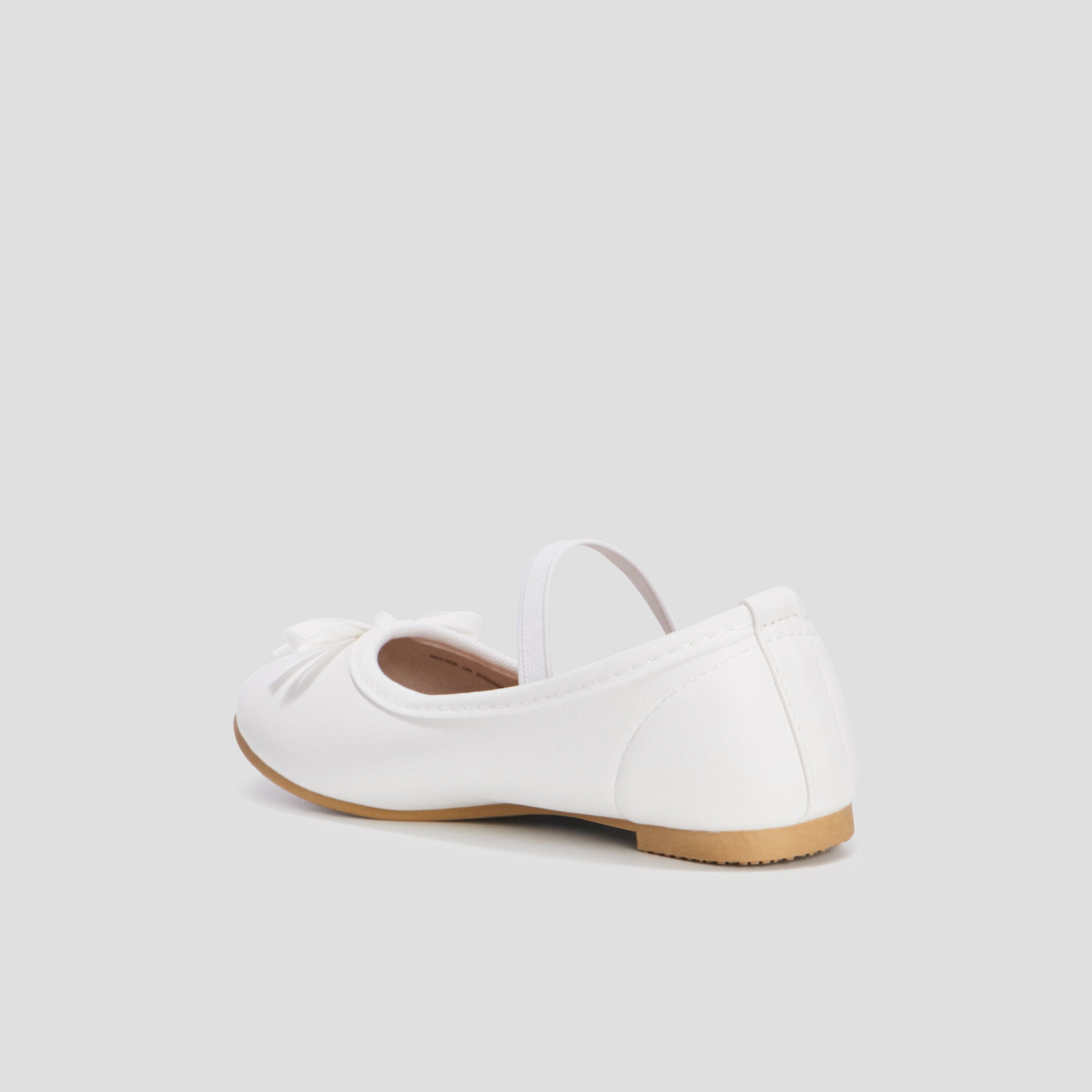 ballerines irise a bride blanc fille Ballerines irisé à bride blanc fille