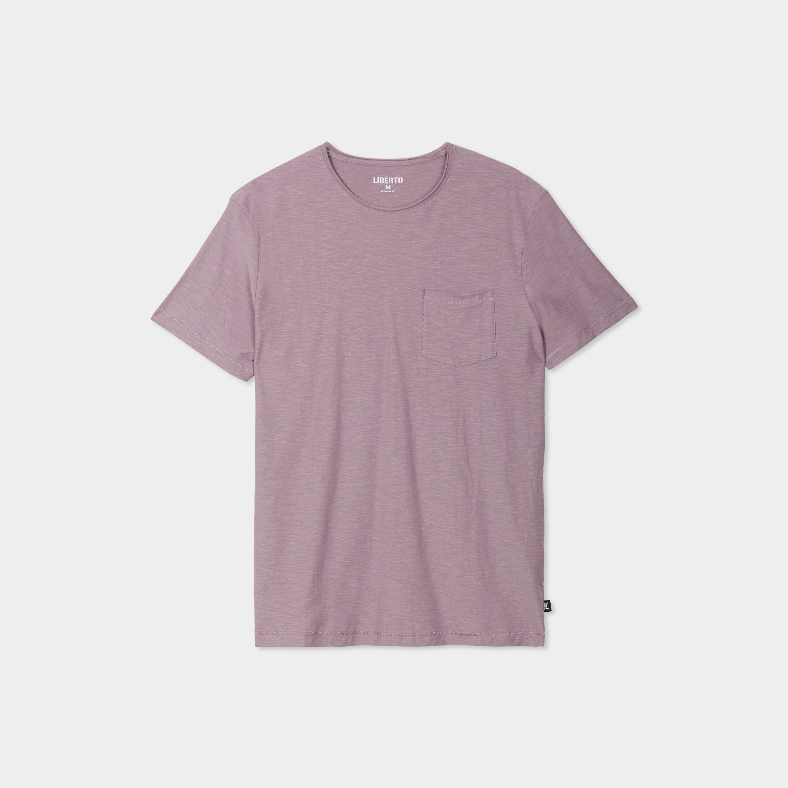 t shirt coton col rond 1 poche liberto parme homme T-shirt coton col rond 1 poche Liberto parme homme