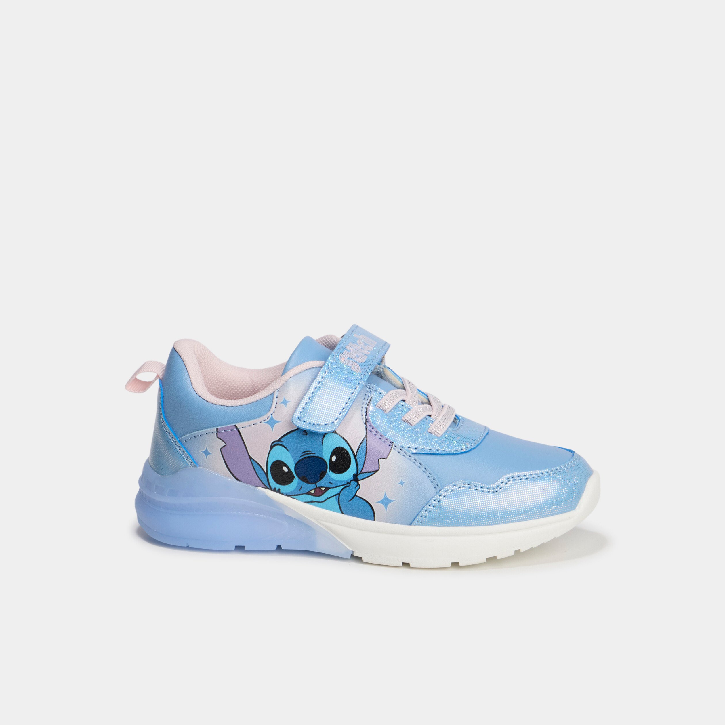 baskets running lumineuses stitch bleu fille Baskets running lumineuses Stitch bleu fille
