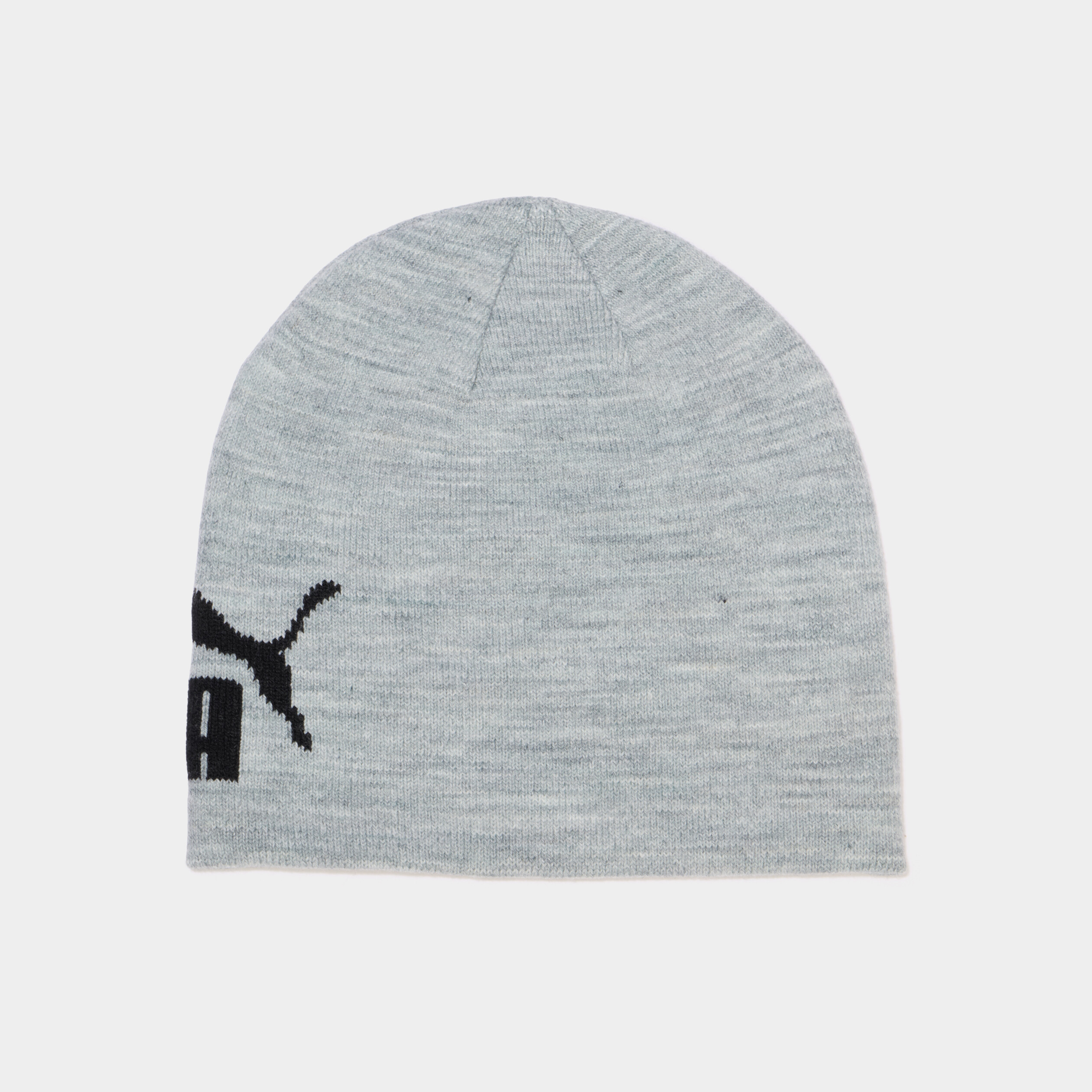 Bonnet logo contrast&eacute; Puma gris homme