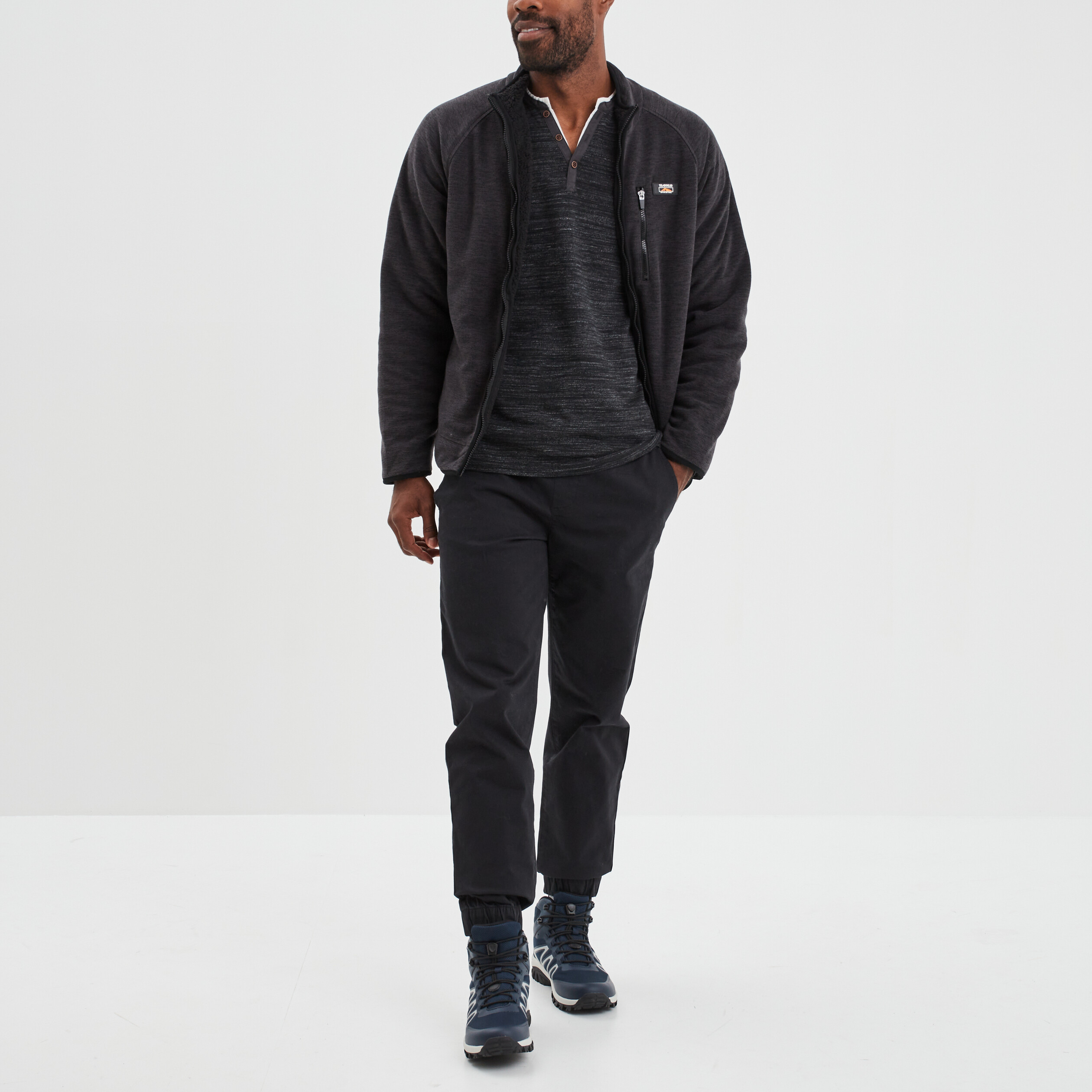 Pantalon jogpant noir homme