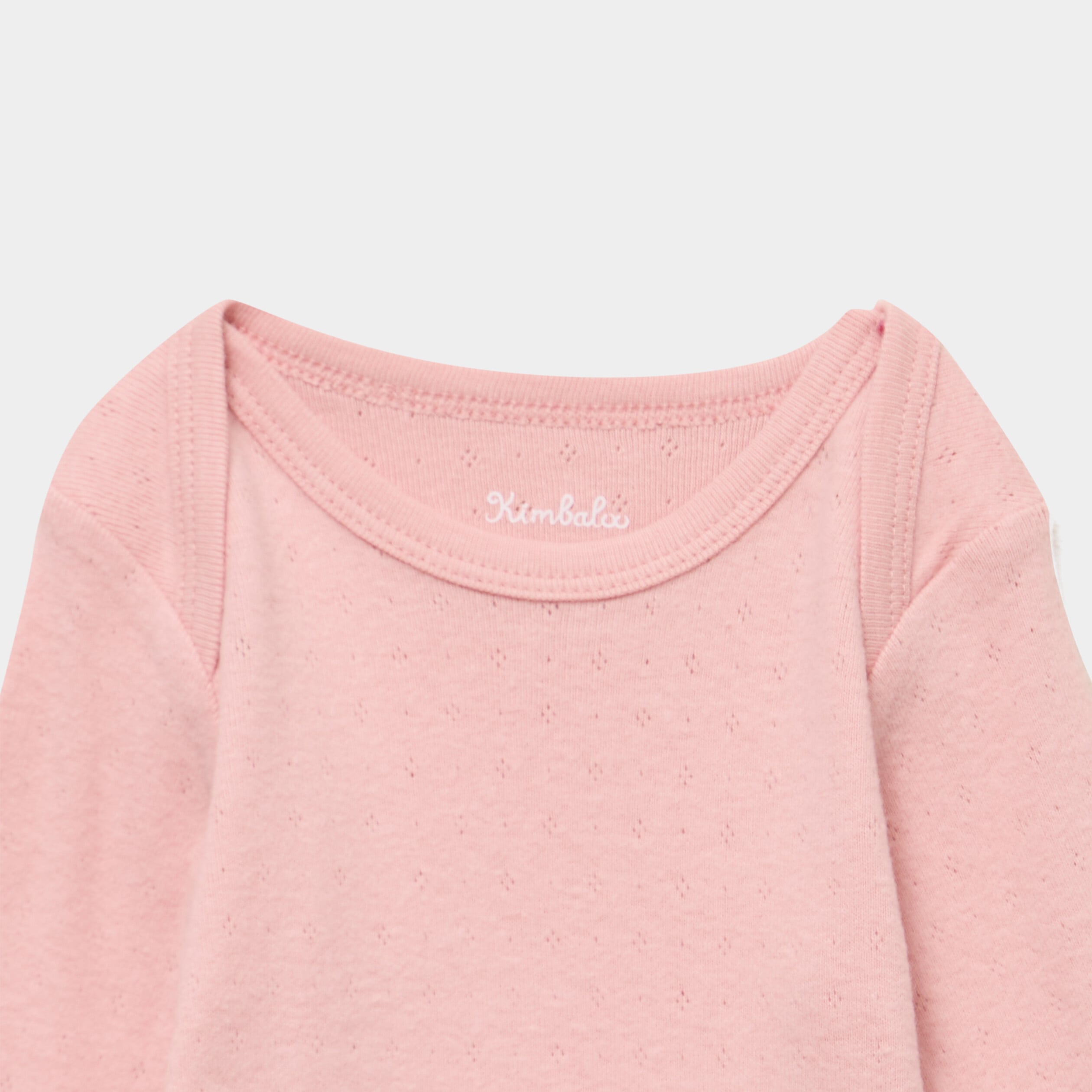 Lot 3 bodies US coton manches longues rose b&eacute;b&eacute;