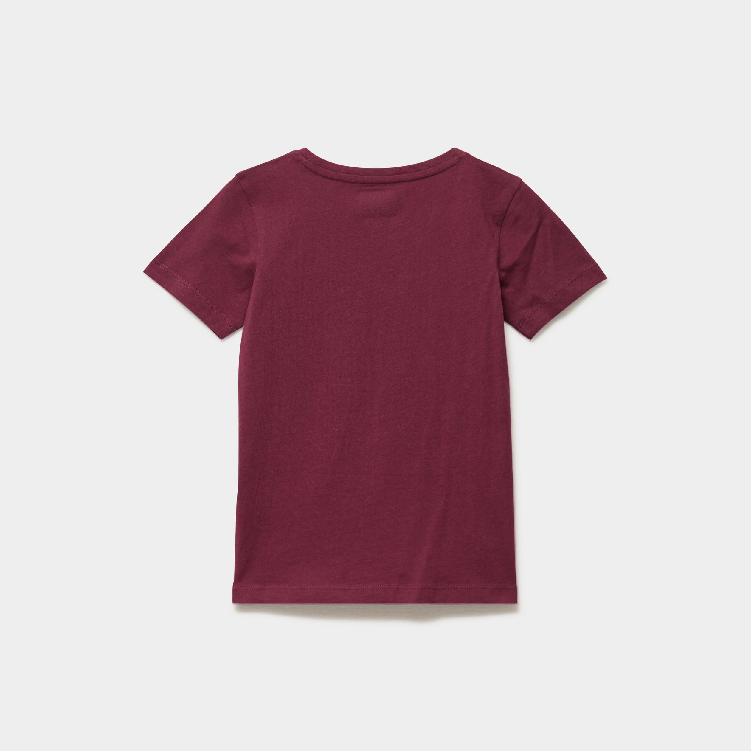 T-shirt manches courtes coton Kappa bordeaux fille