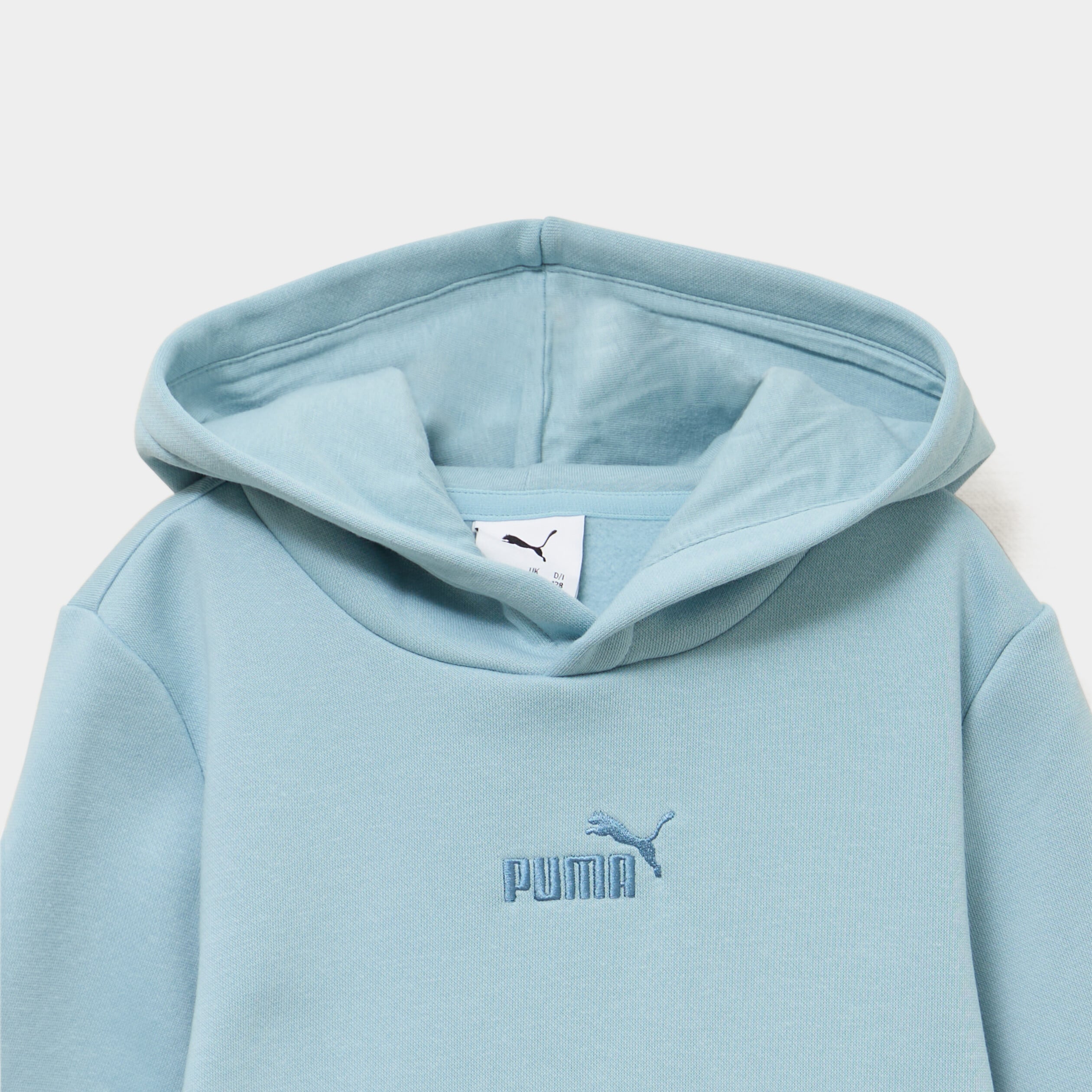 Sweat hoodie 1 poche Puma vert gar&ccedil;on