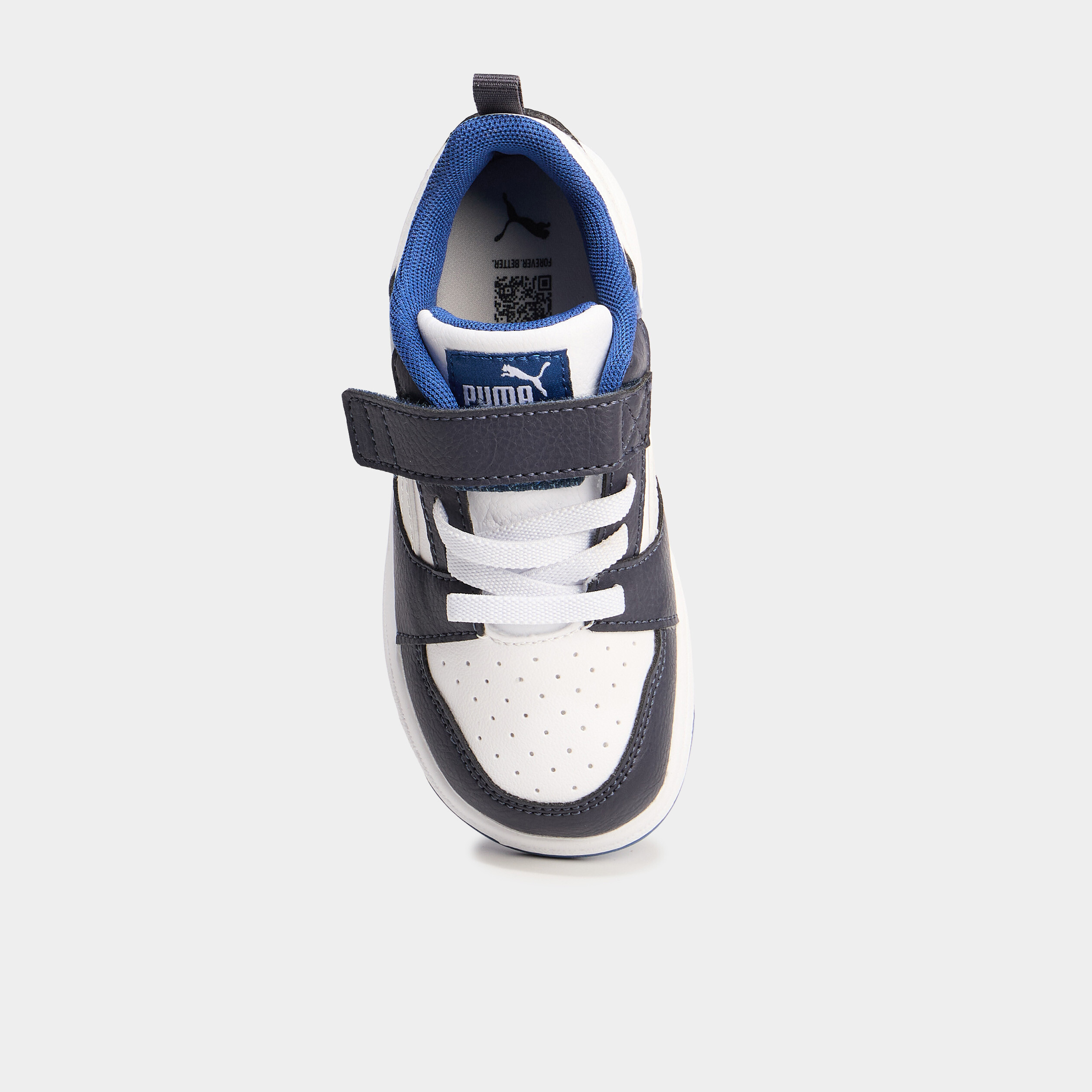 Tennis basses Puma Rebound V6 bleu fonc&eacute; gar&ccedil;on
