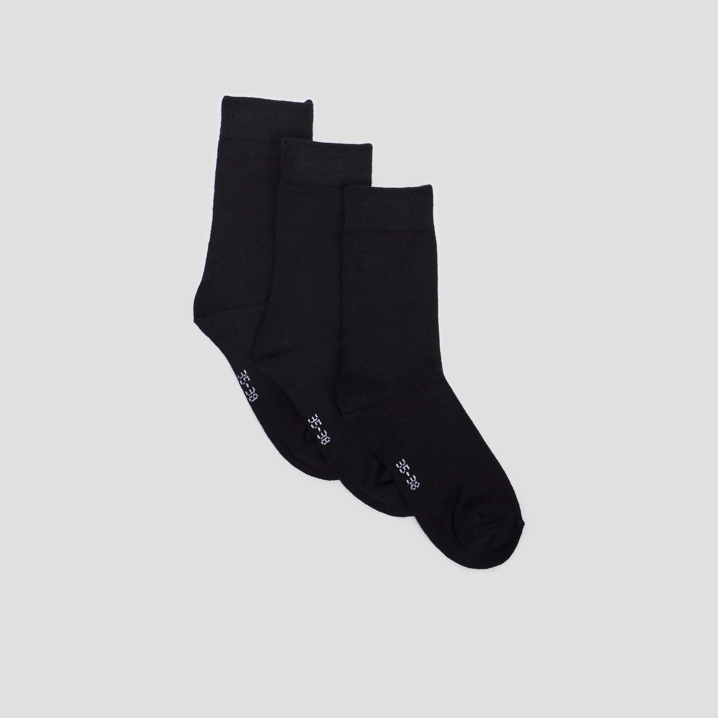 lot 3 paires chaussettes noir femme Lot 3 paires chaussettes noir femme