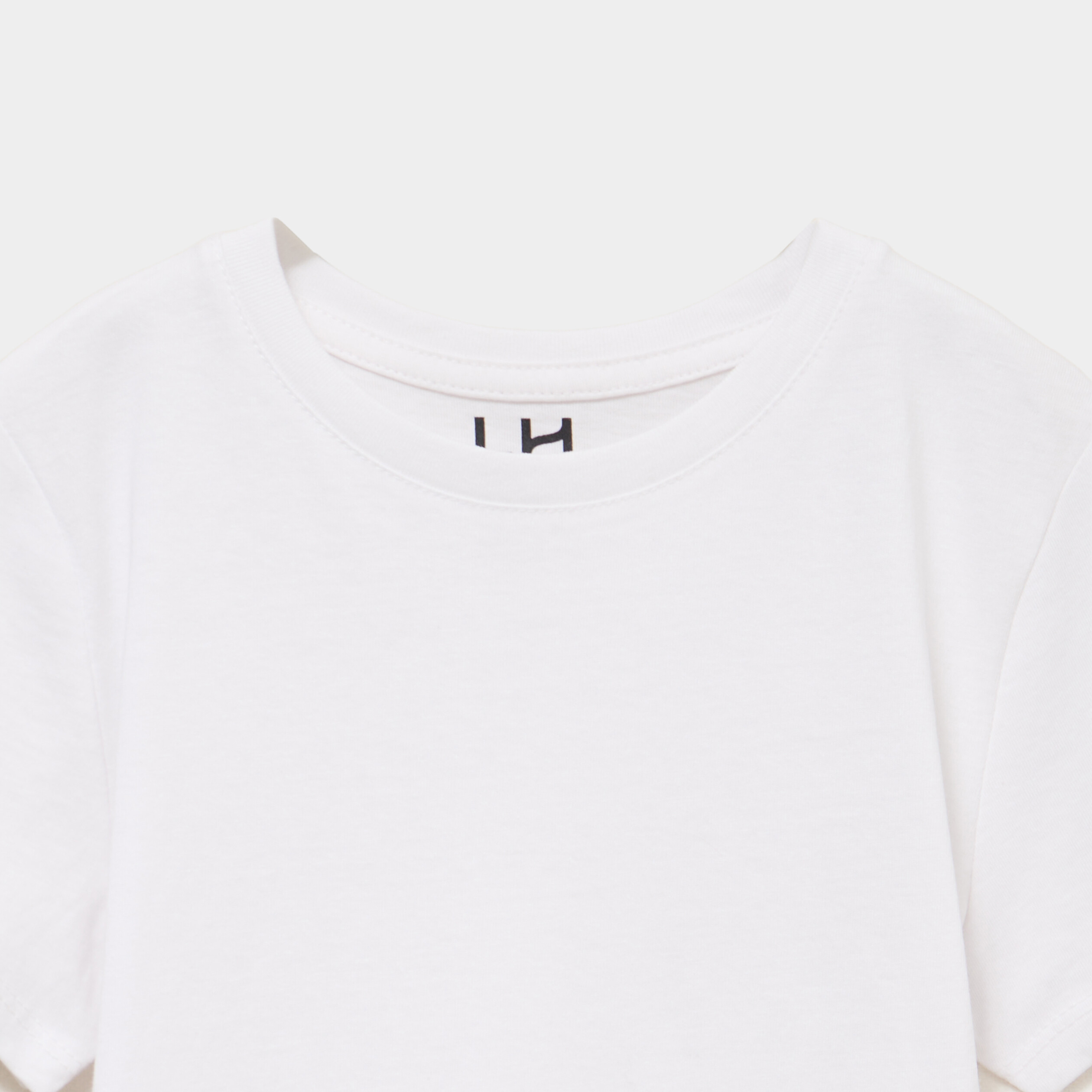 T-shirt manches courtes blanc gar&ccedil;on