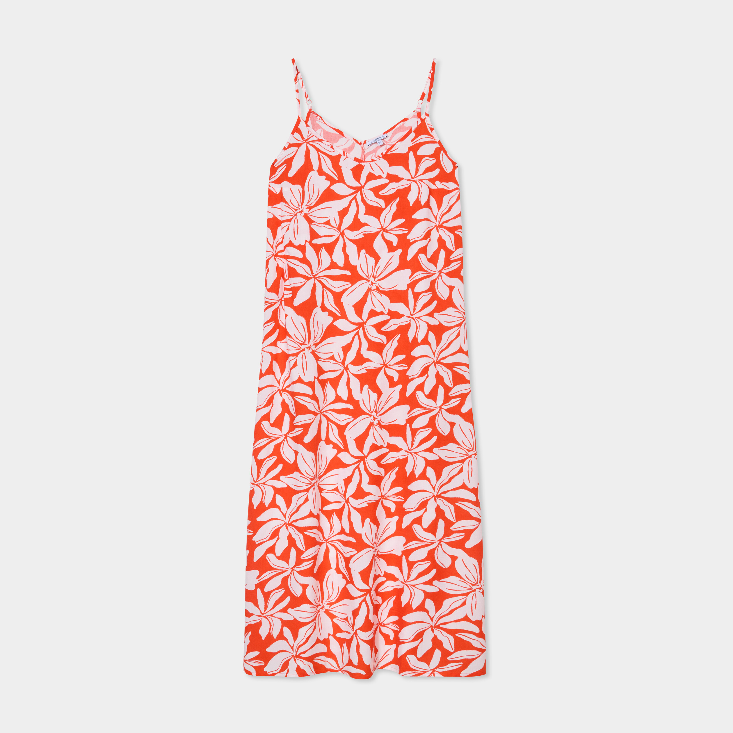 robe avec bretelles longue orange femme Robe avec bretelles longue orange femme