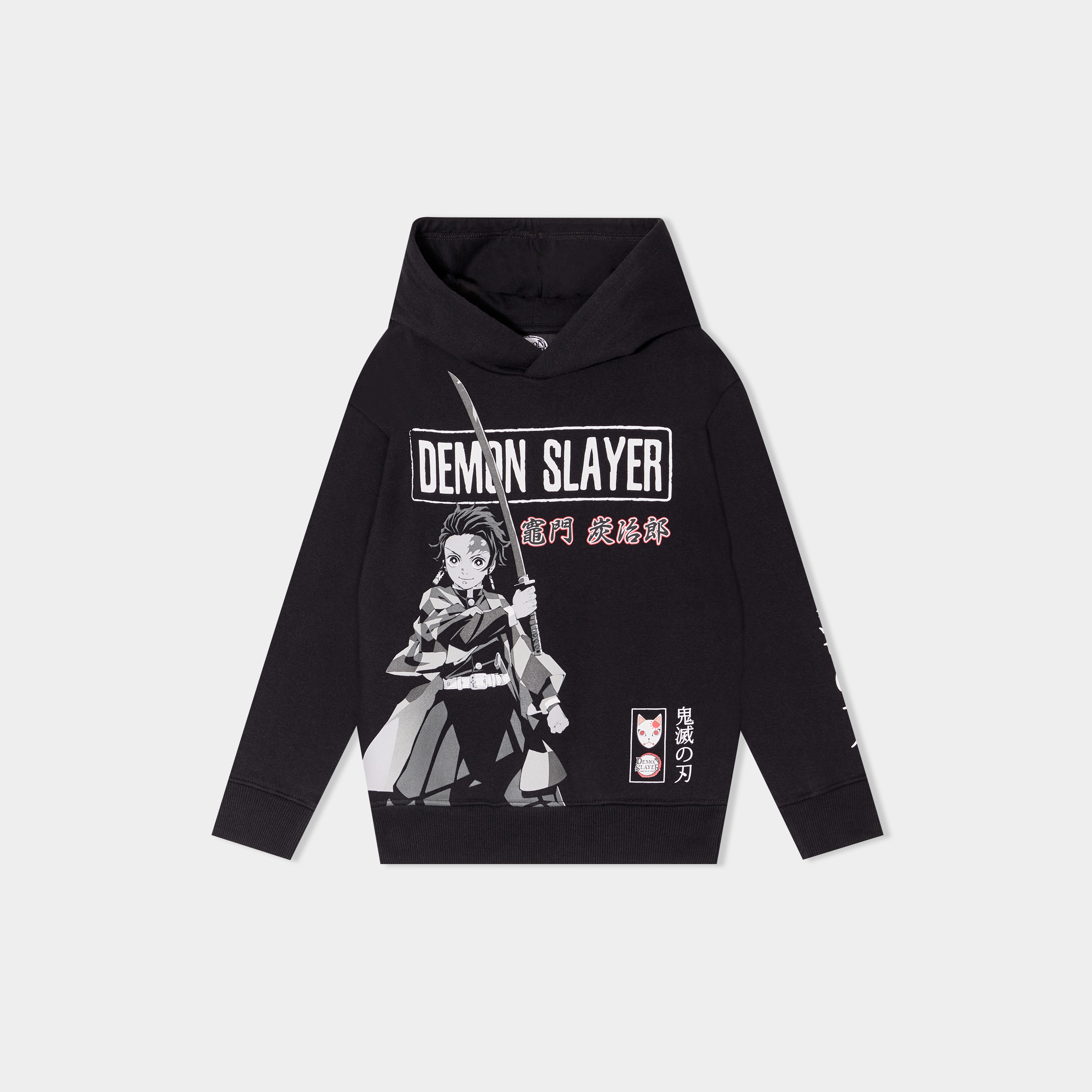 sweat a capuche hoodie demon slayer noir garcon Sweat à capuche hoodie Demon Slayer noir garçon