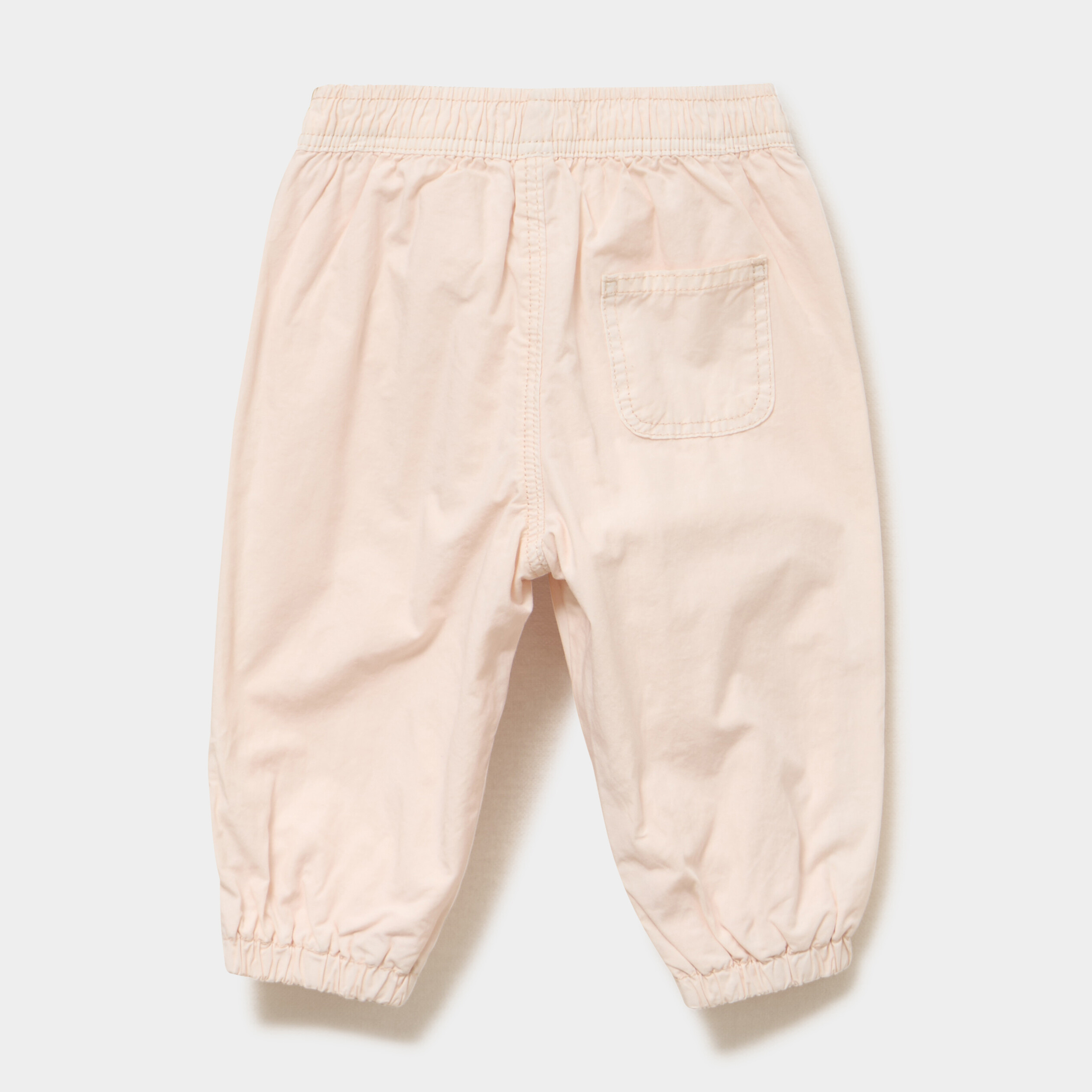 Pantalon jogger doublage coton beige b&eacute;b&eacute; fille