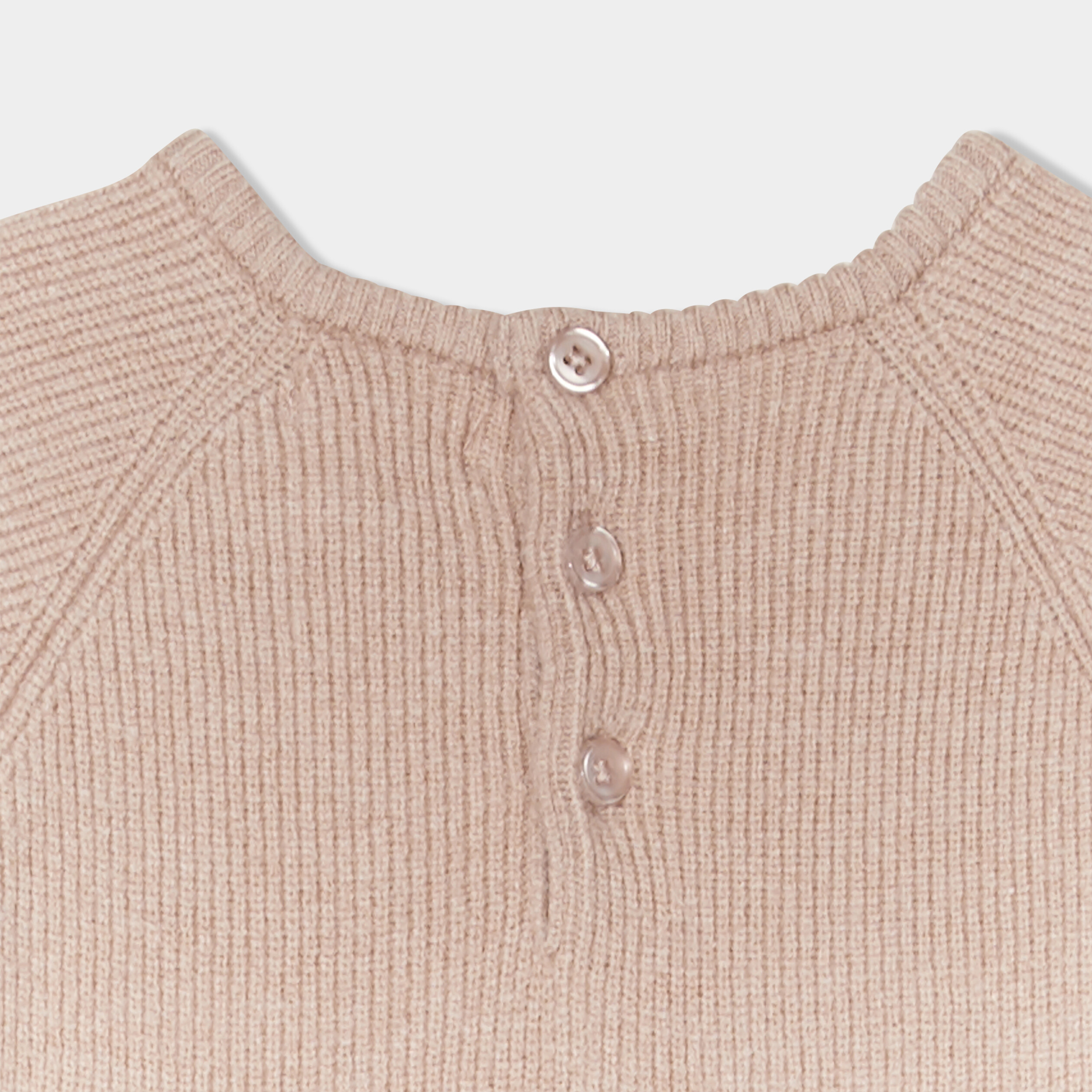Ensemble 2 pi&egrave;ces tricot Kimbaloo taupe b&eacute;b&eacute;