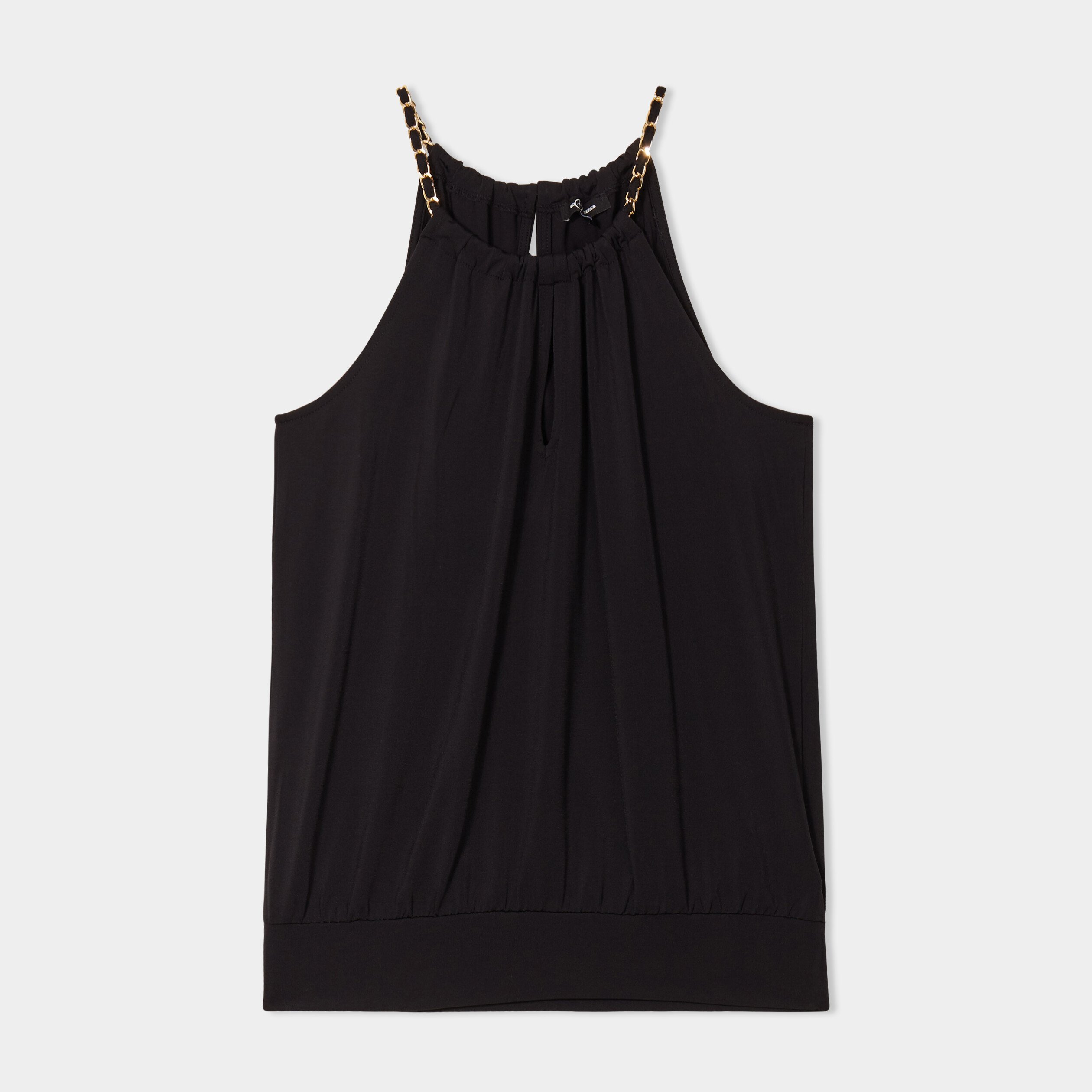 debardeur chaines au col mosquitos noir femme Débardeur chaînes au col Mosquitos noir femme