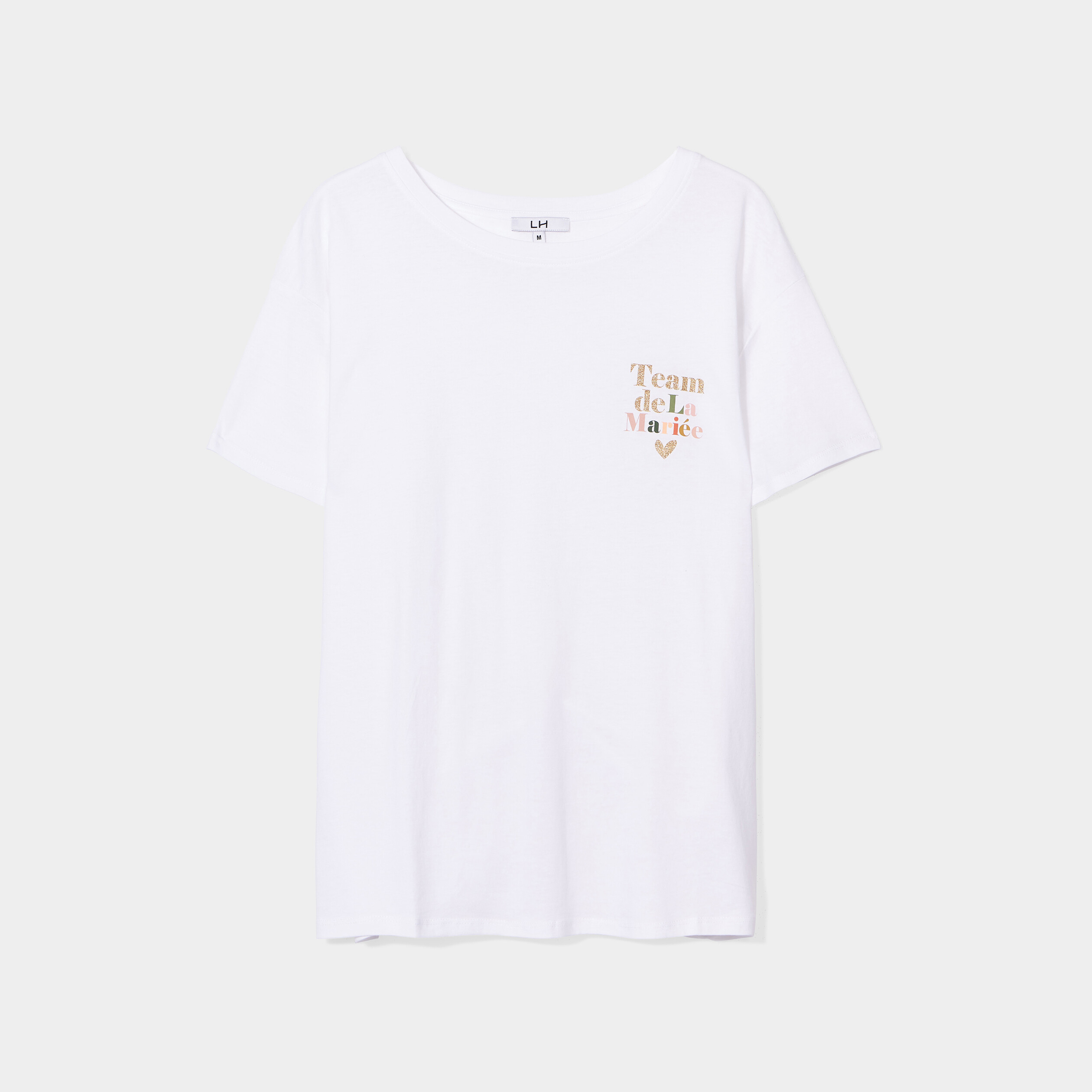 t shirt evjf oversize coton blanc femme T-shirt EVJF oversize coton blanc femme