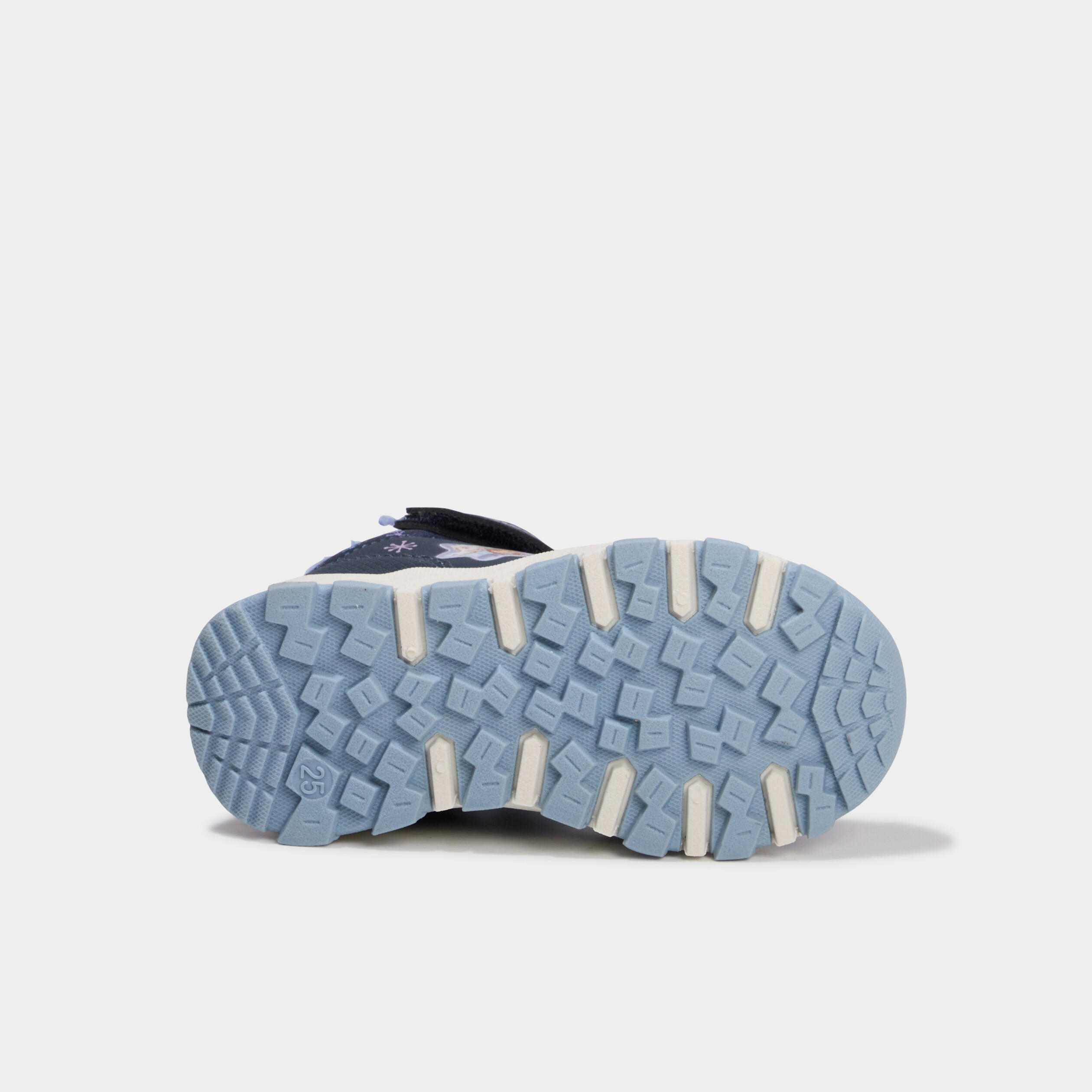 Baskets fourr&eacute;es La Reine des neiges bleu marine fille