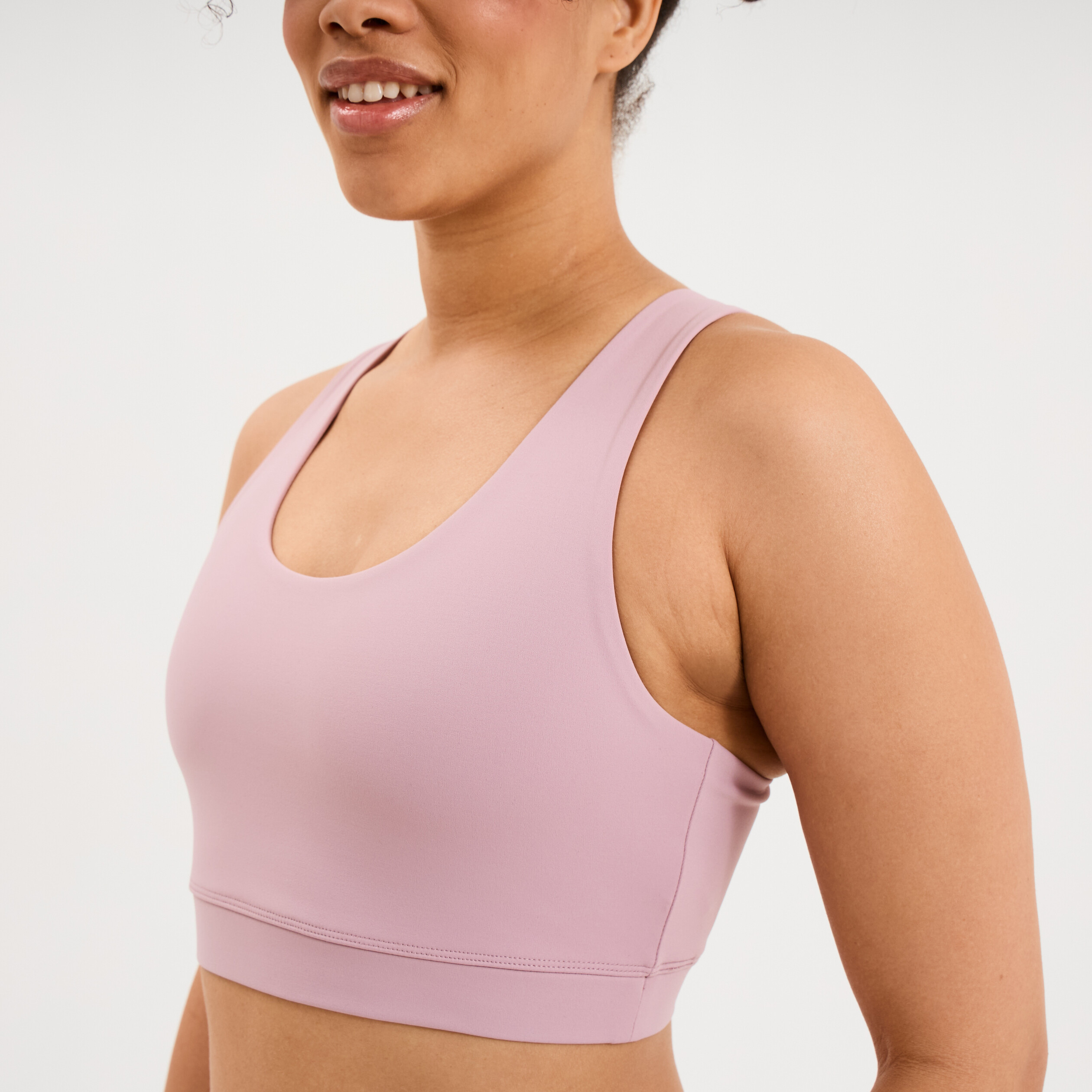 Brassi&egrave;re de sport dos nageur mauve femme