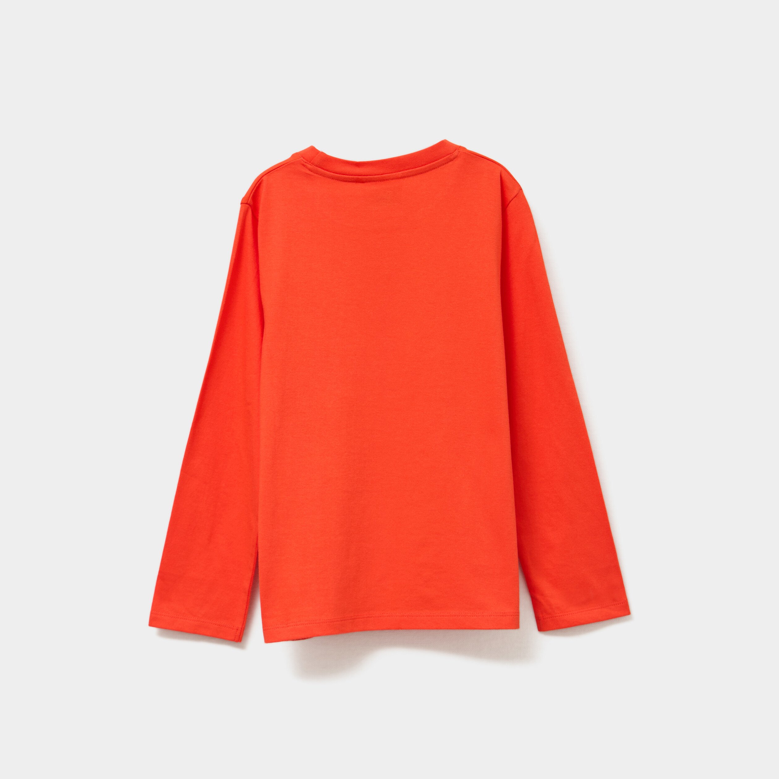 t shirt manches longues pokemon pikachu orange garcon T-shirt manches longues Pokémon Pikachu orange garçon