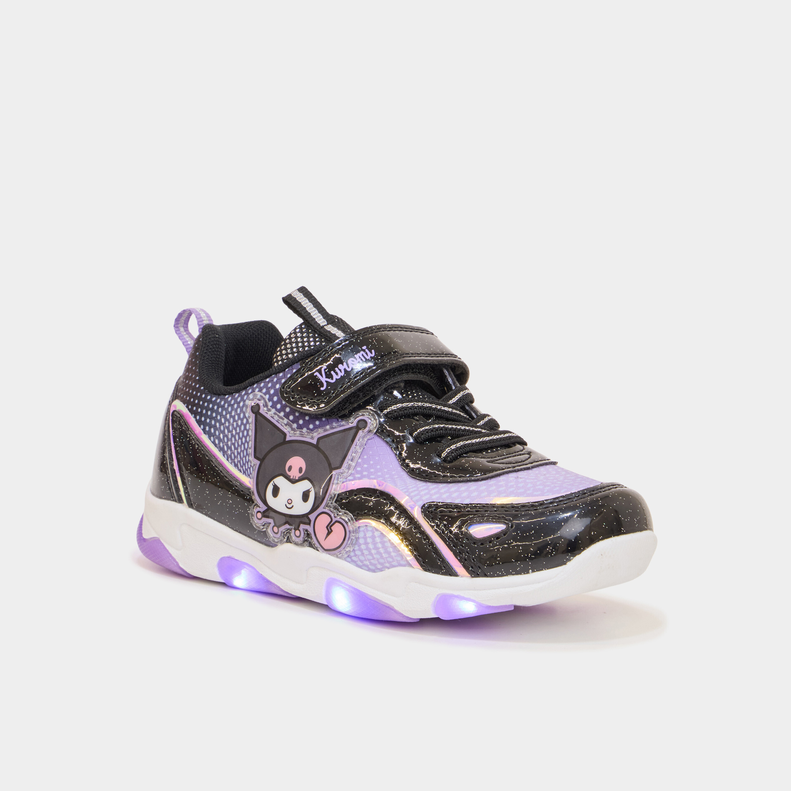 Baskets running lumineuses Kuromi noir fille