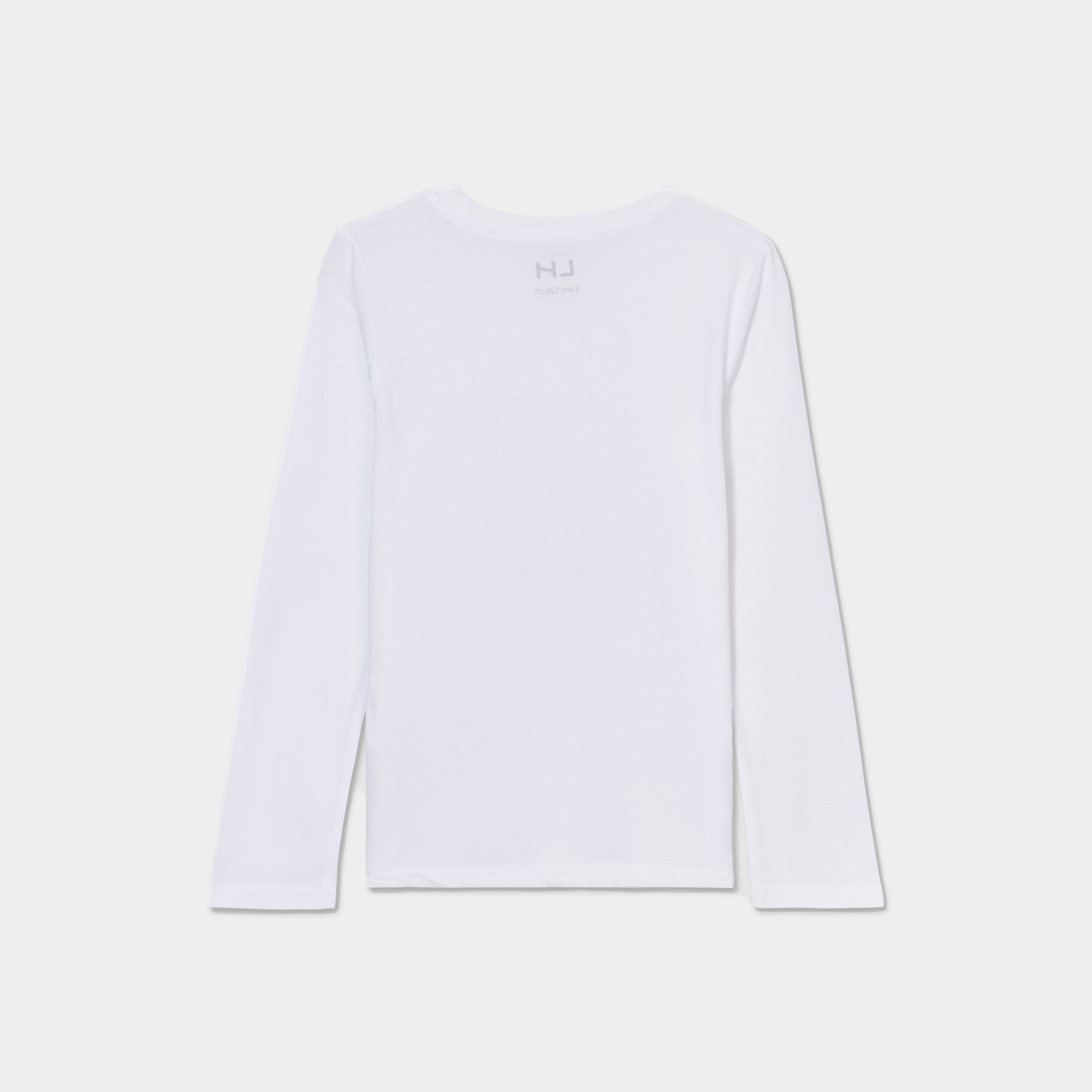 t shirt manches longues blanc garcon T-shirt manches longues blanc garçon