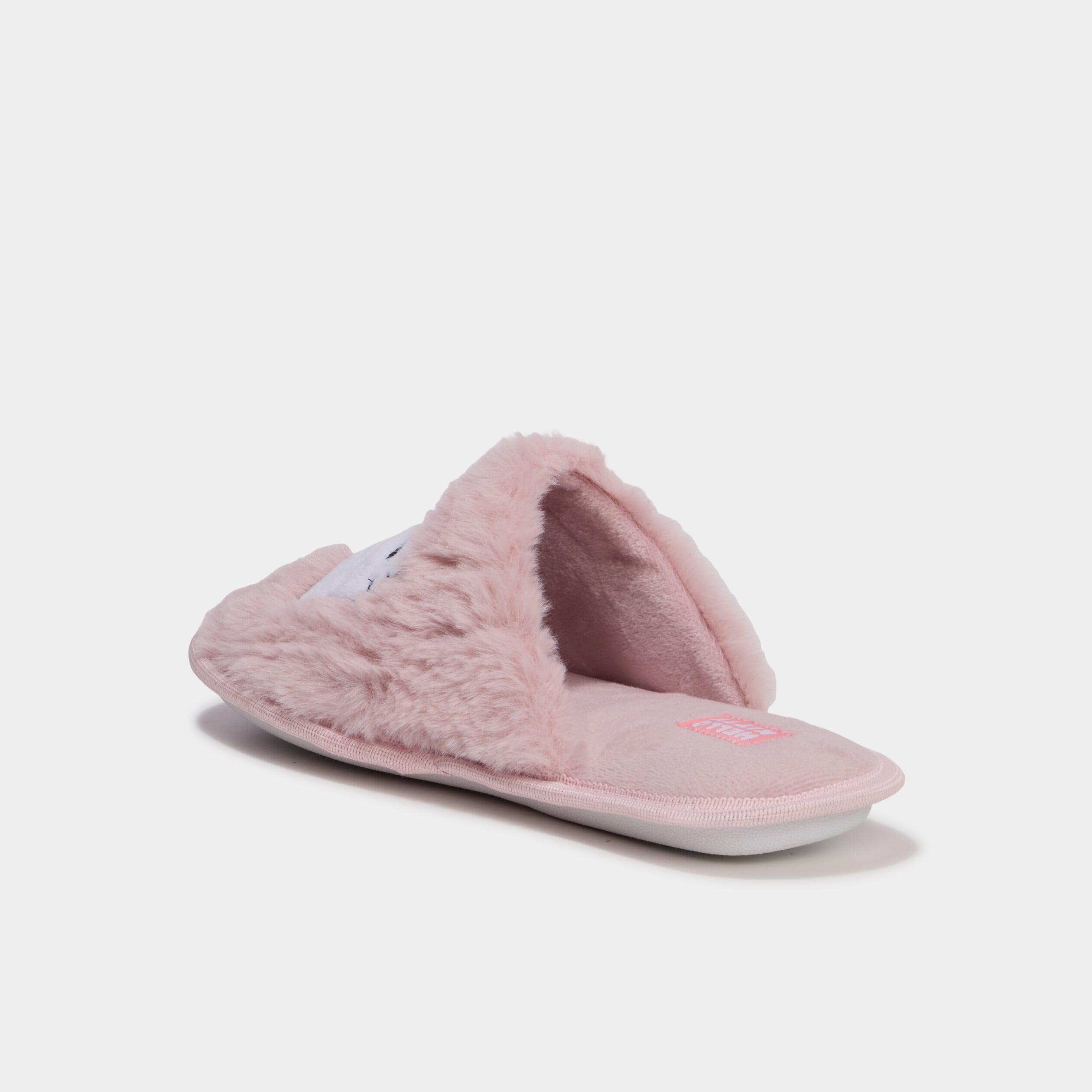 Chaussons fausse fourrure Hello Kitty rose femme