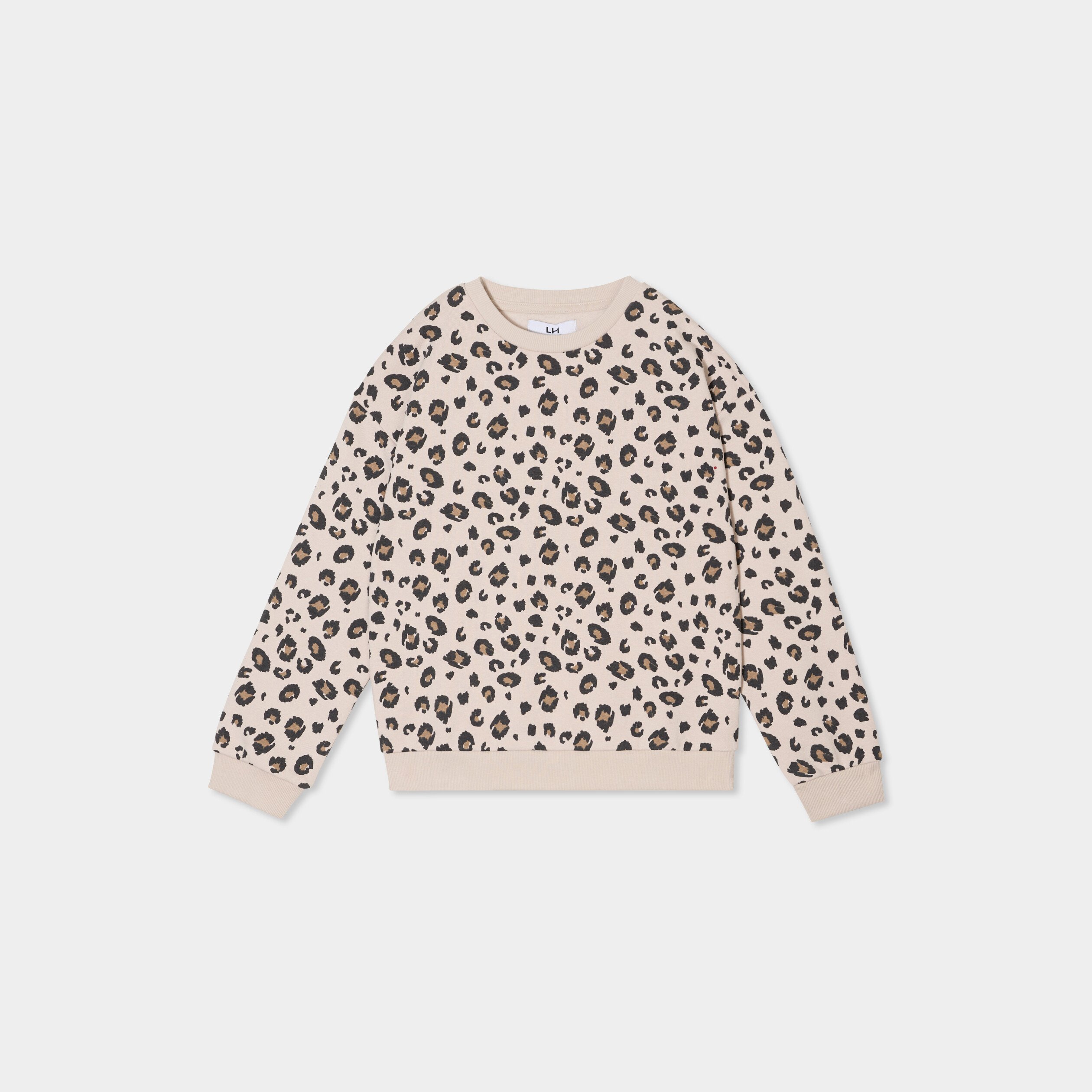 sweat col rond manches longues sable fille Sweat col rond manches longues sable fille