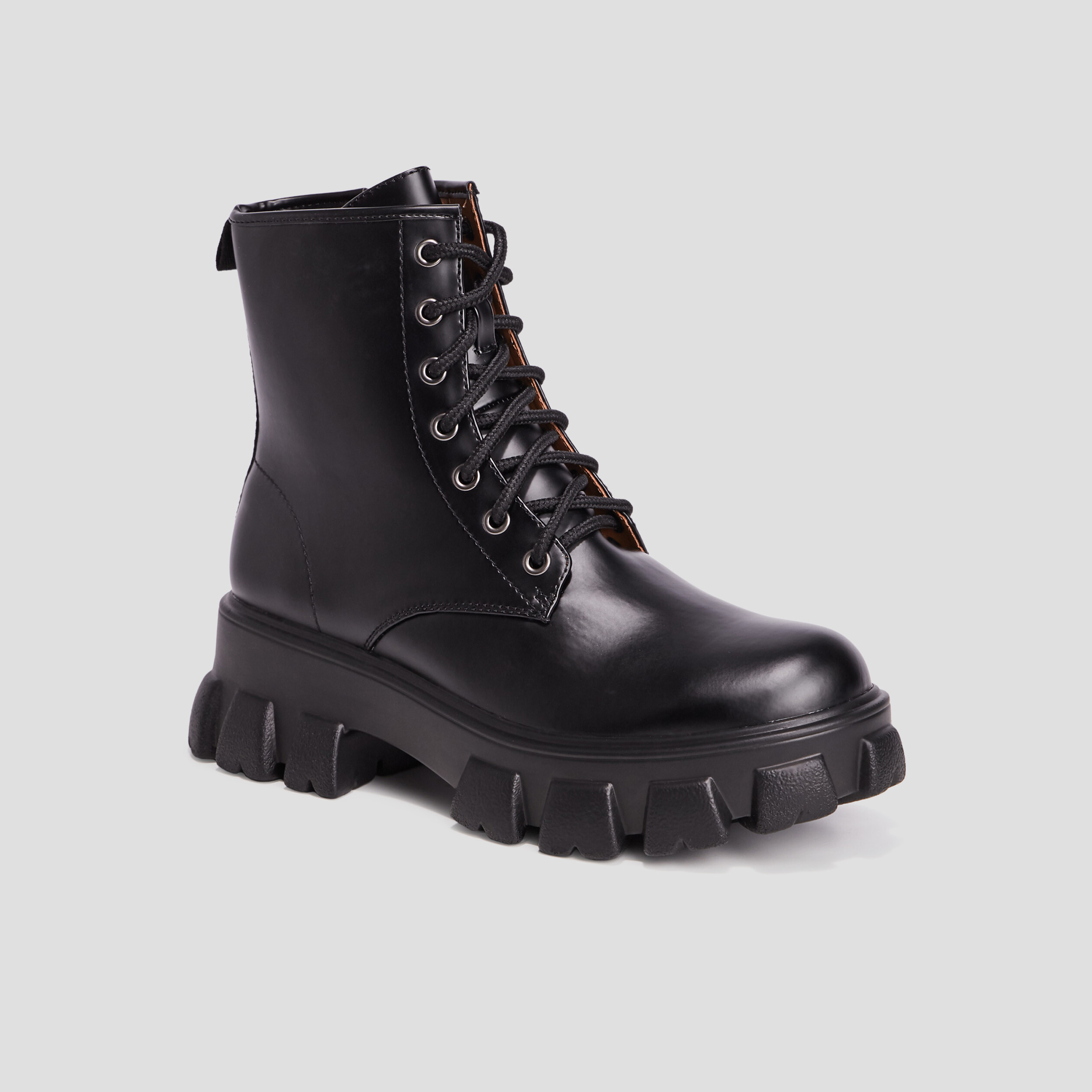 bottines crantees noir femme Bottines crantées noir femme