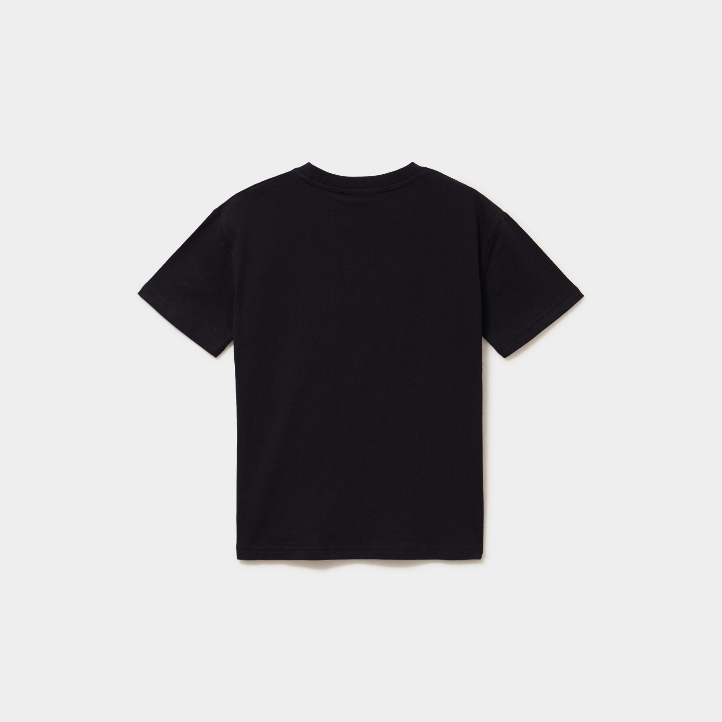 T-shirt manches courtes coton Minecraft noir gar&ccedil;on