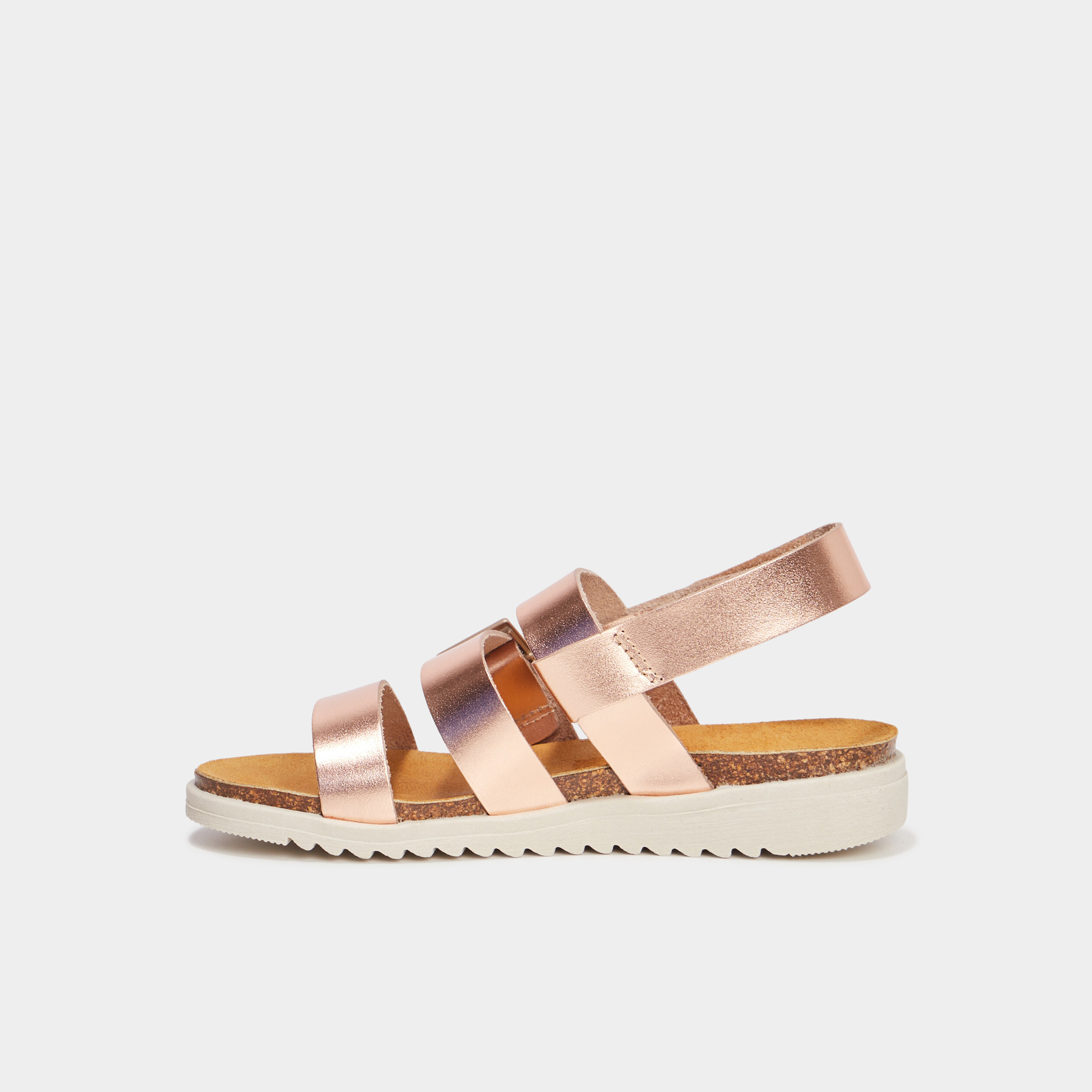 sandales en cuir kickers alana rose fille Sandales en cuir Kickers Alana rose fille