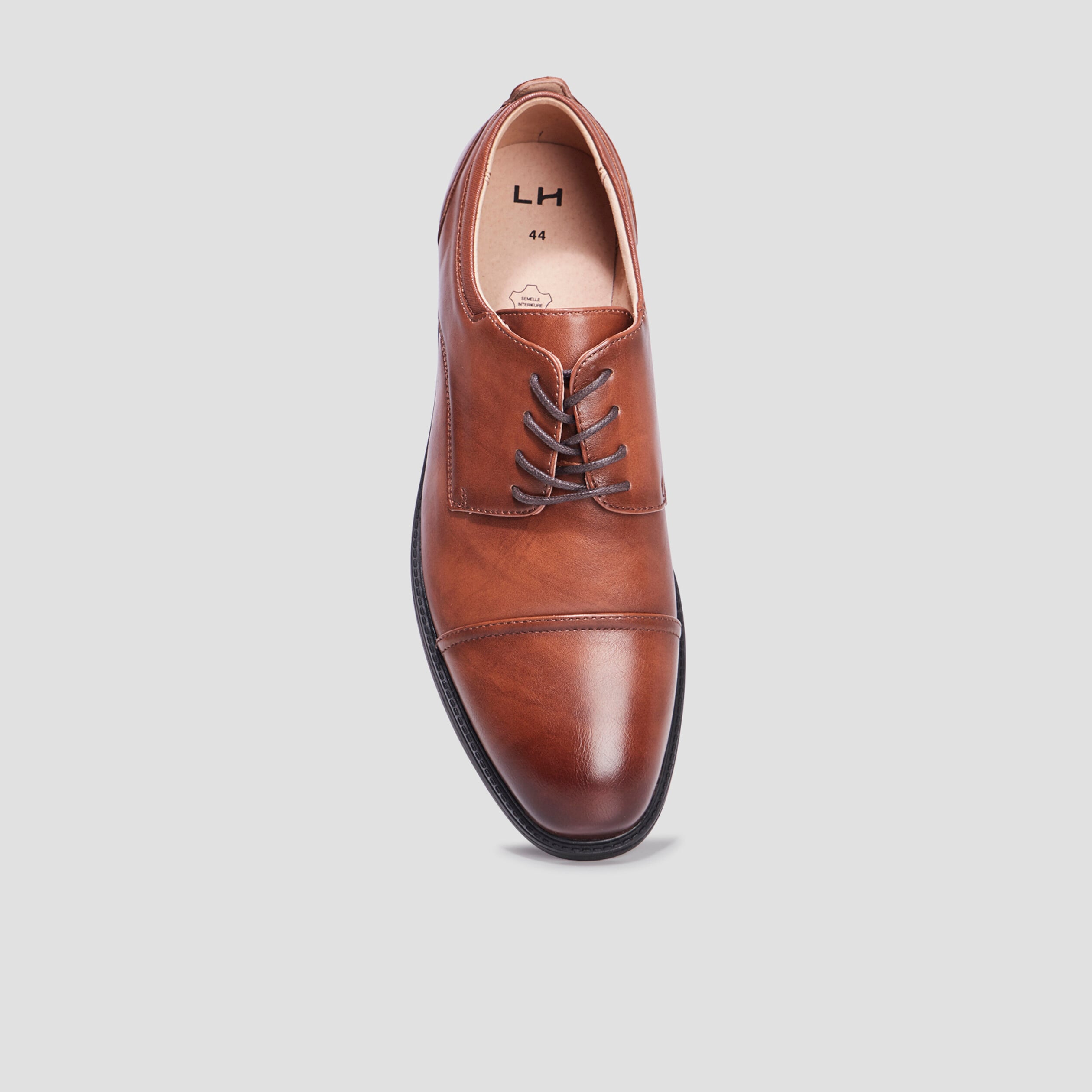 Derbies lac&eacute;es marron homme