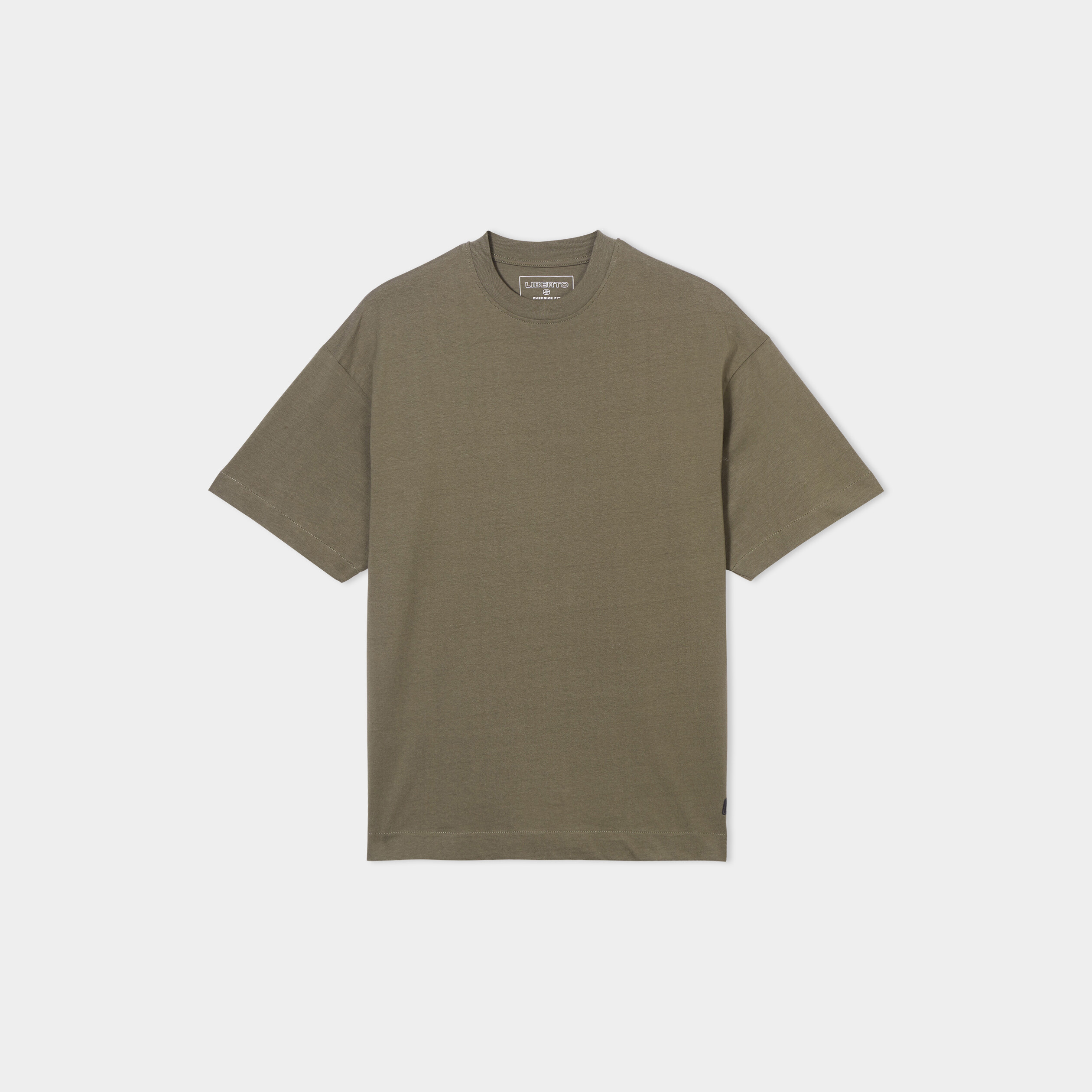 t shirt oversize manches courtes liberto vert kaki homme T-shirt oversize manches courtes Liberto vert kaki homme