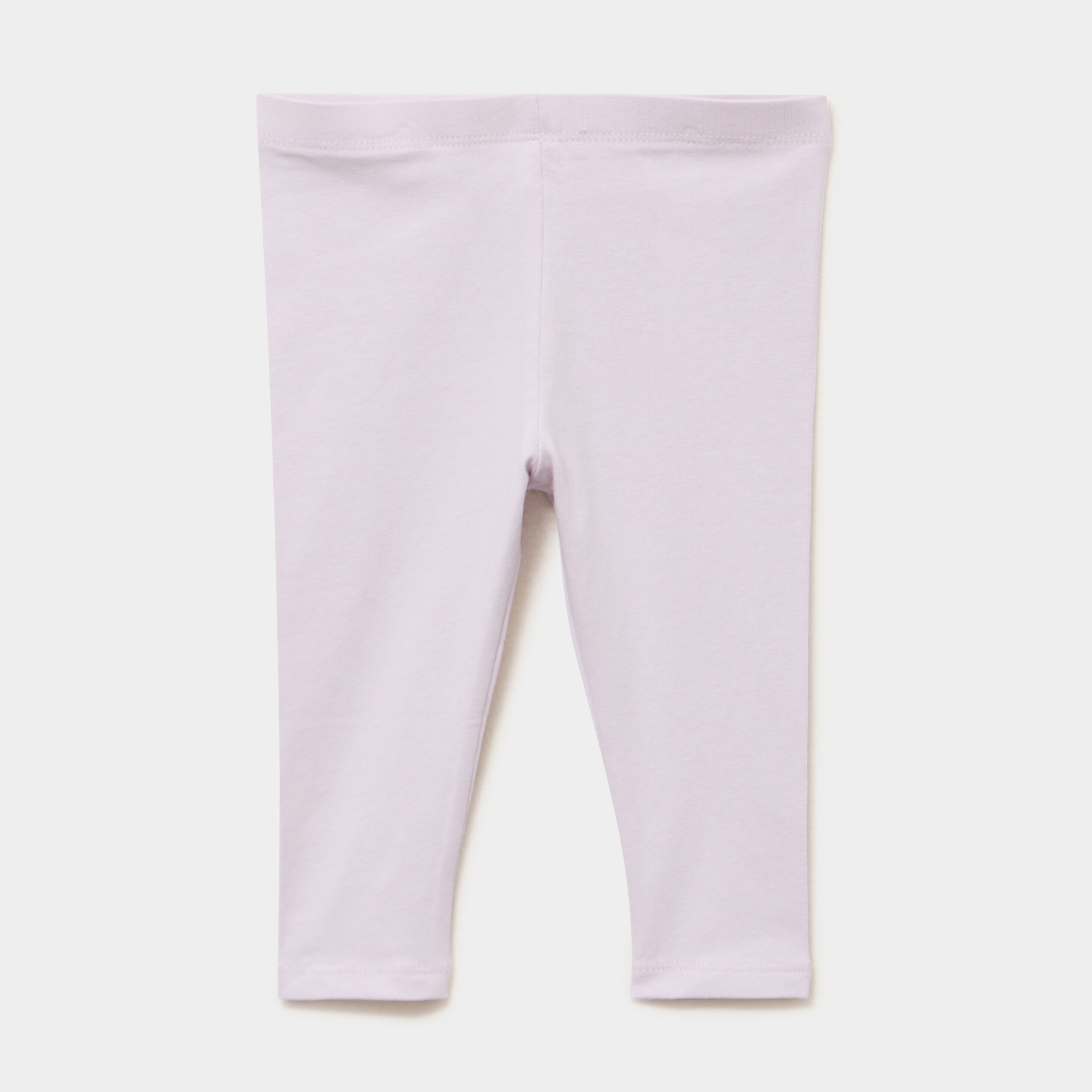 Legging uni en coton parme b&eacute;b&eacute; fille